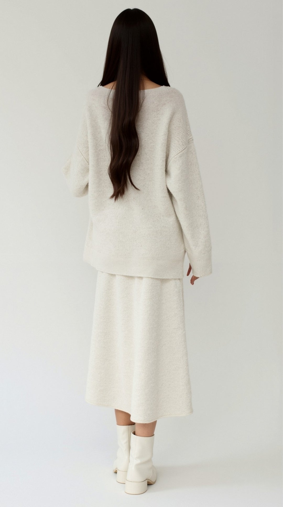 Amy Knitted Top and Skirt Set