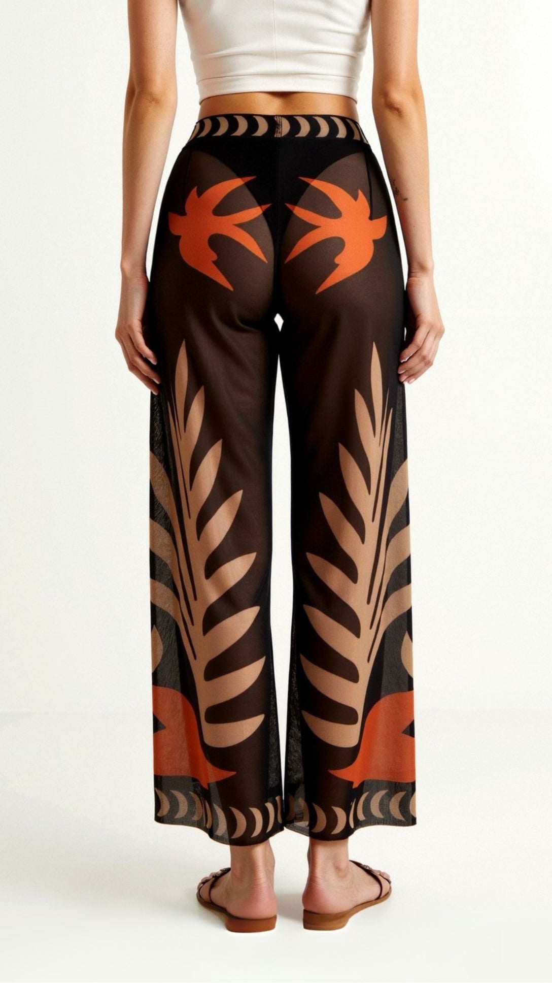 Beth Boho Sheer Flowing Pants for a Stylish and Comfortable Look