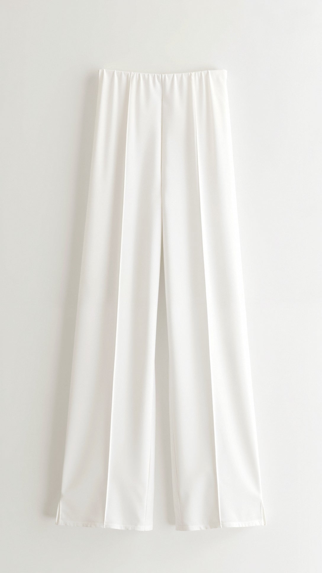 Brooke White Mid-Waist Loose Fit Trousers for a Stylish and Comfortable Look