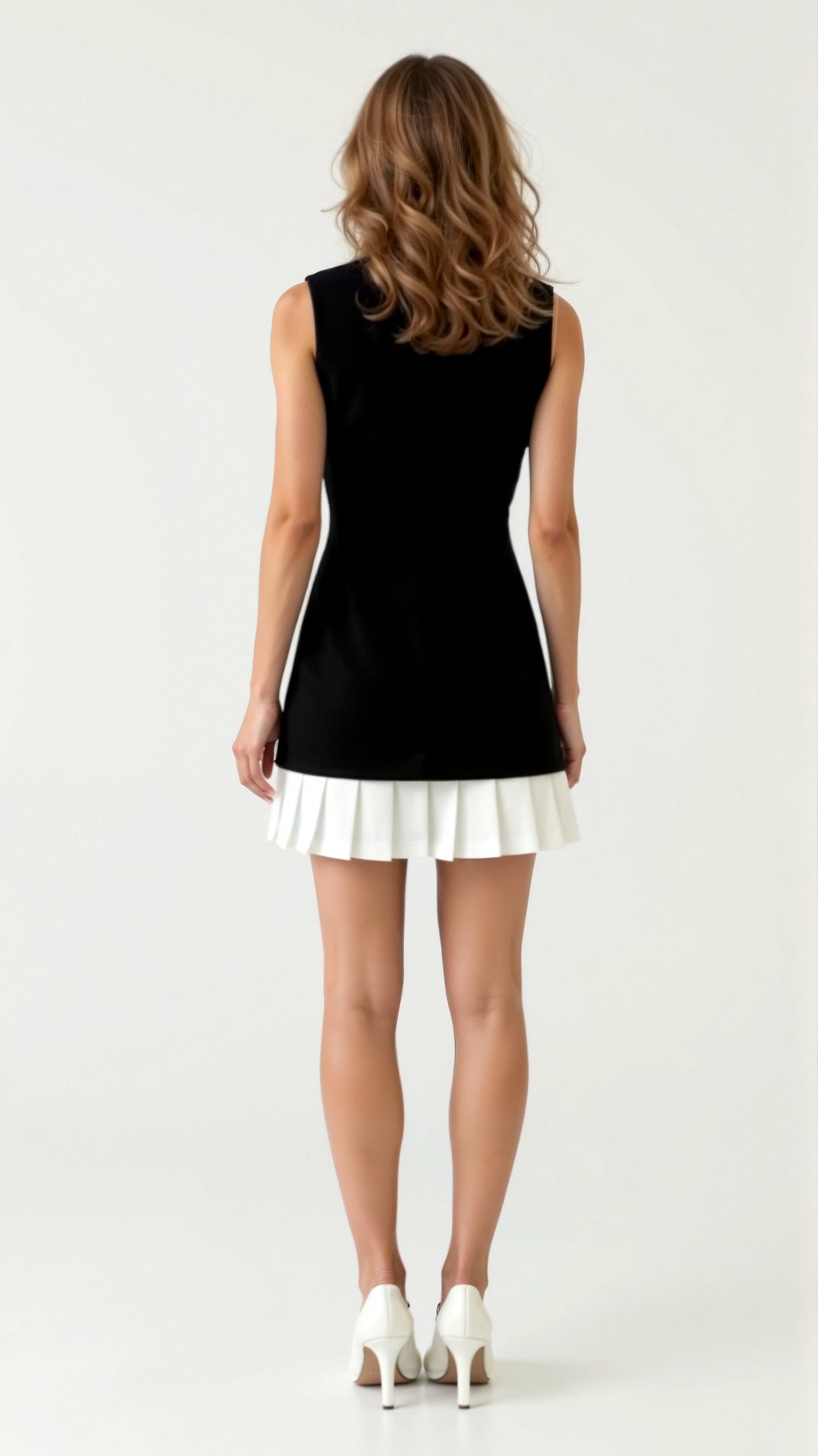 Celine Elegant Sleeveless A-line Mini Dress for a Chic Look