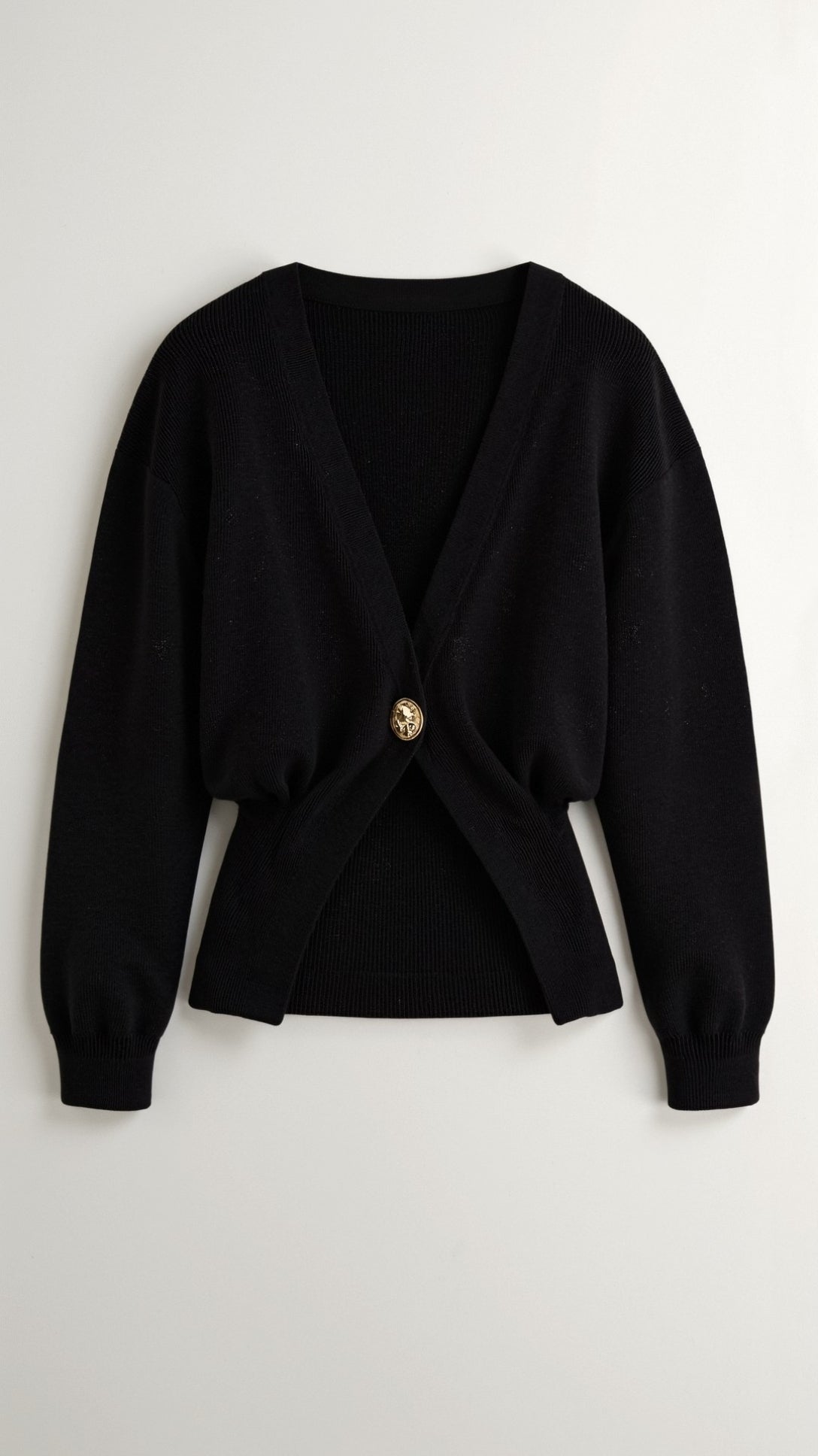 Christine Chic Deep-V Statement Cardigan
