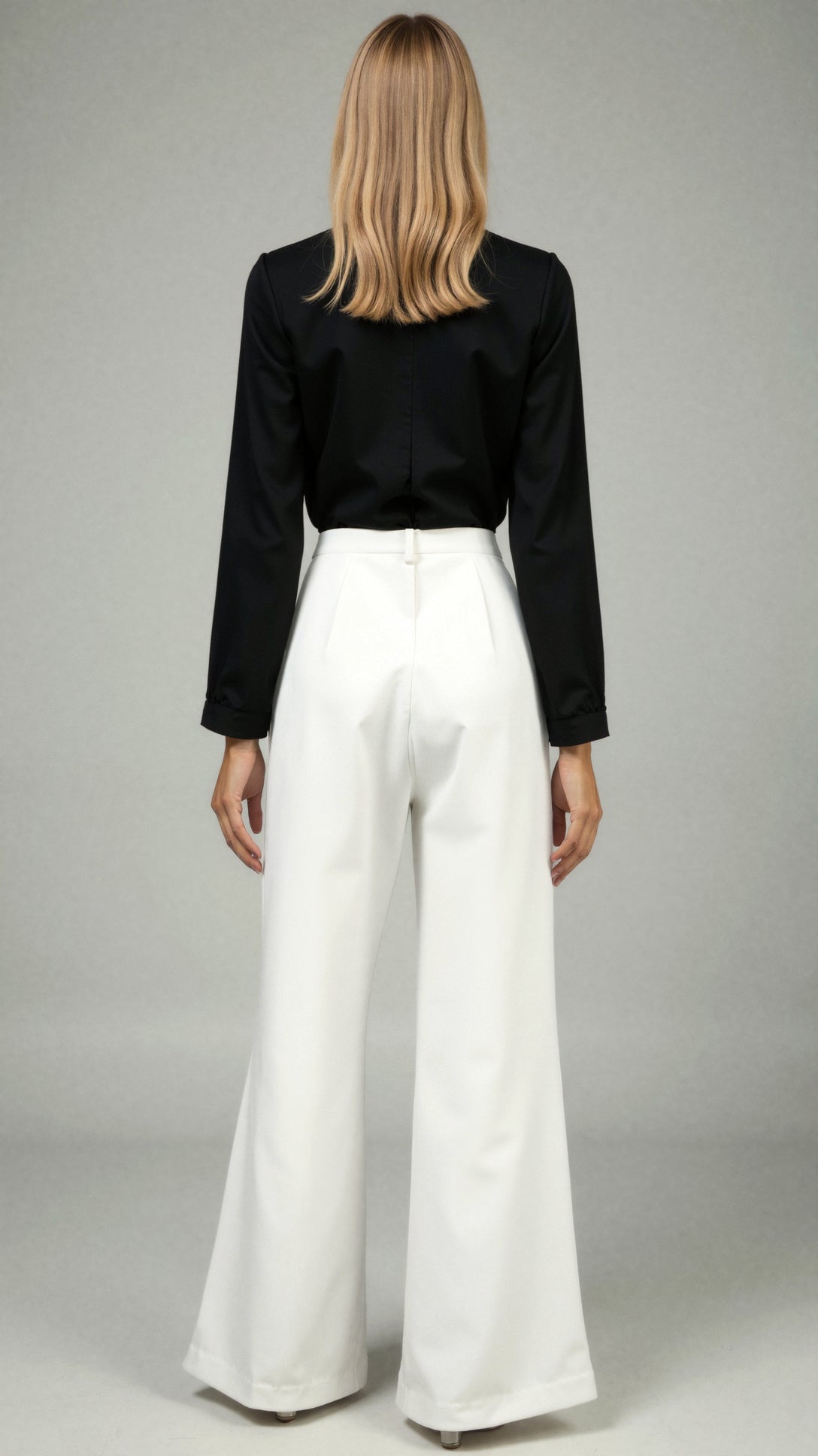High-Waisted Claire Straight and Classic Trousers