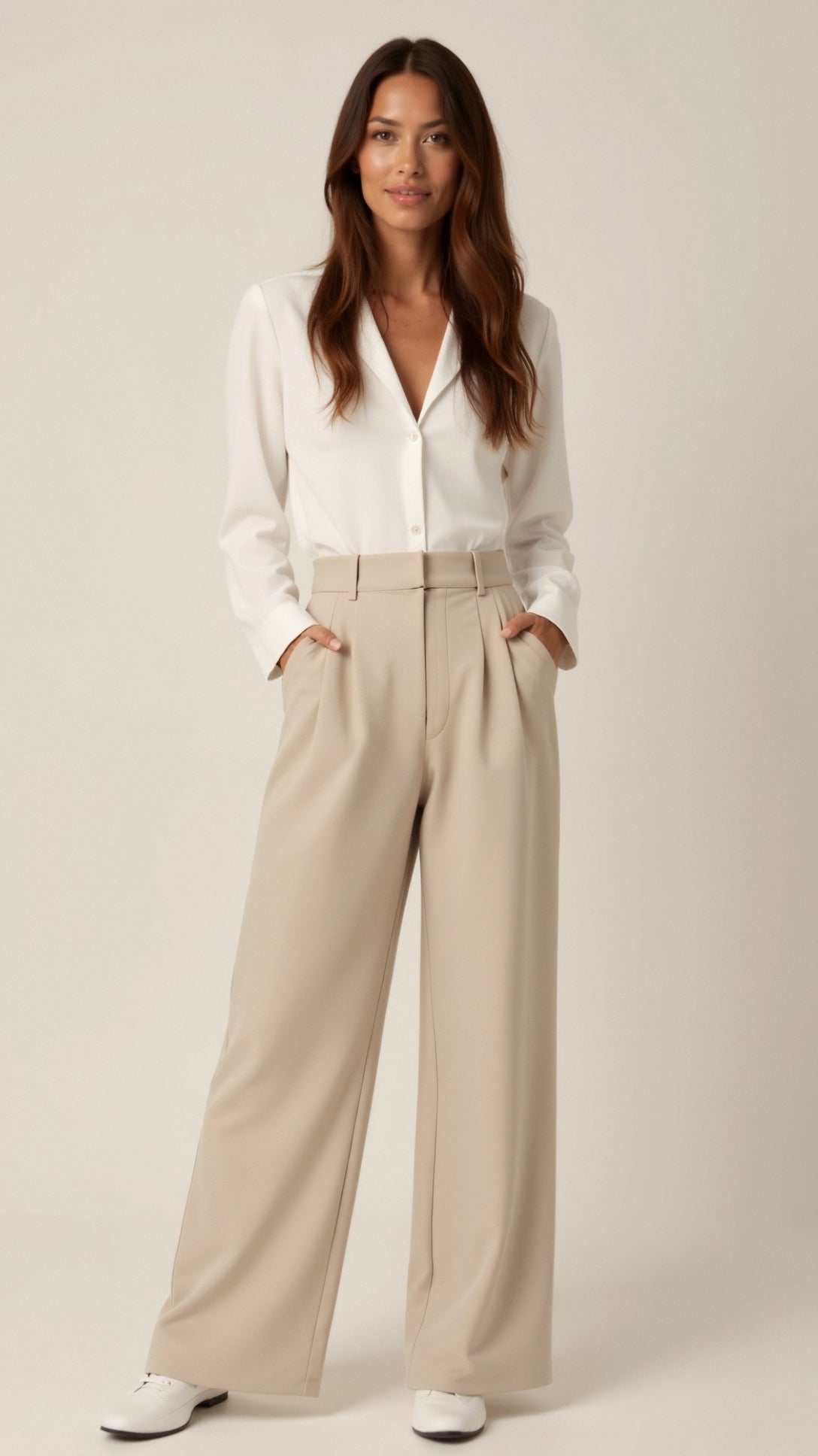 Emma Wide-Leg Pants, Comfortable and Stylish Versatile Item