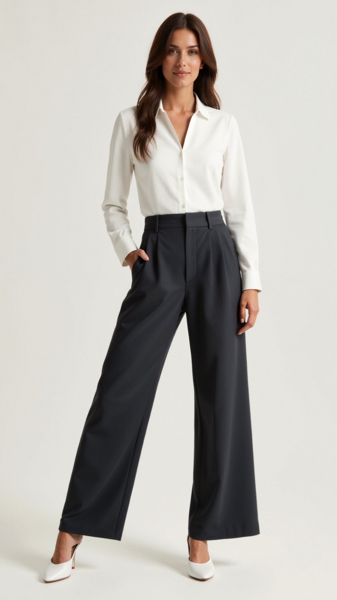 Emma Wide-Leg Pants, Comfortable and Stylish Versatile Item