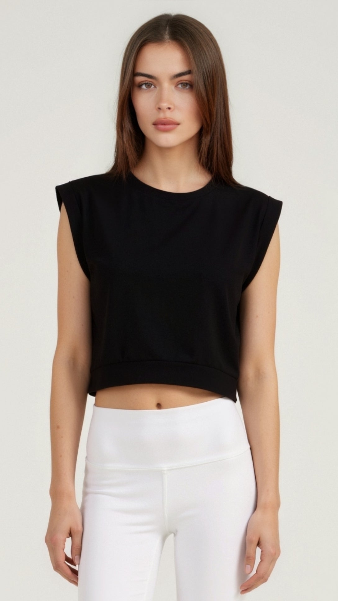 Faye Basic Crop Top - Stylish and Comfortable Summer Wear