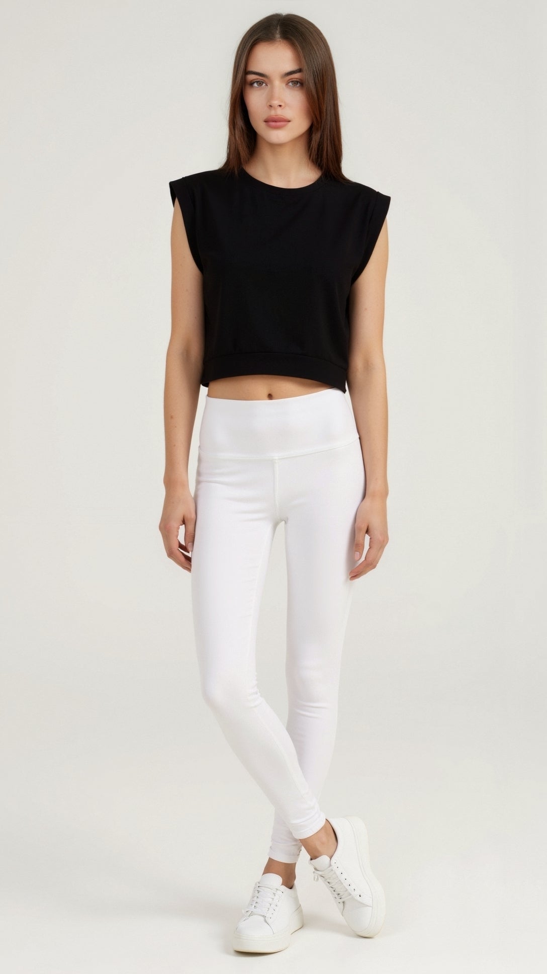 Faye Basic Crop Top - Stylish and Comfortable Summer Wear