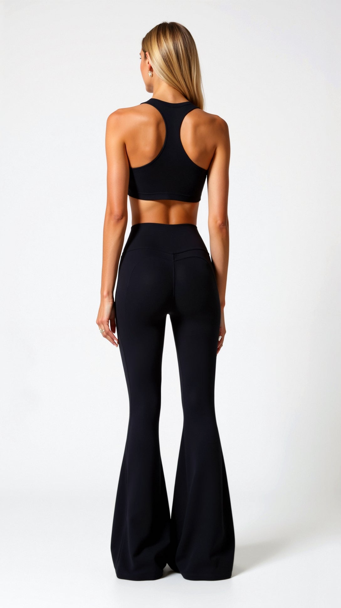 Fashionable flared design leggings for a trendy look