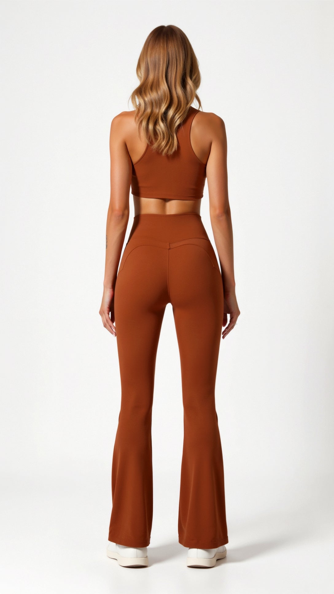 Fashionable flared design leggings for a trendy look
