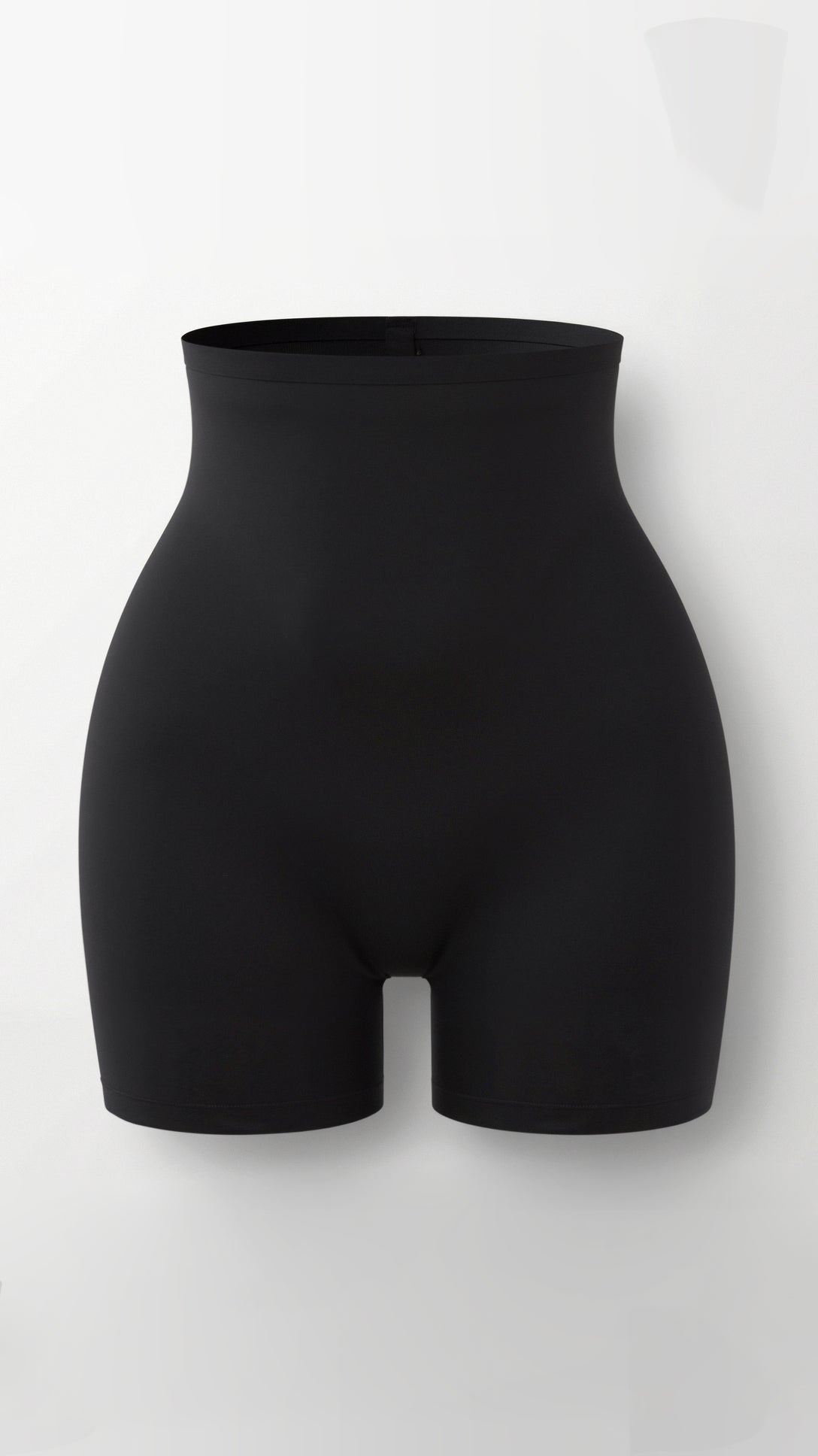 High-waisted tight shorts up to mid-thigh for a trendy and comfortable look