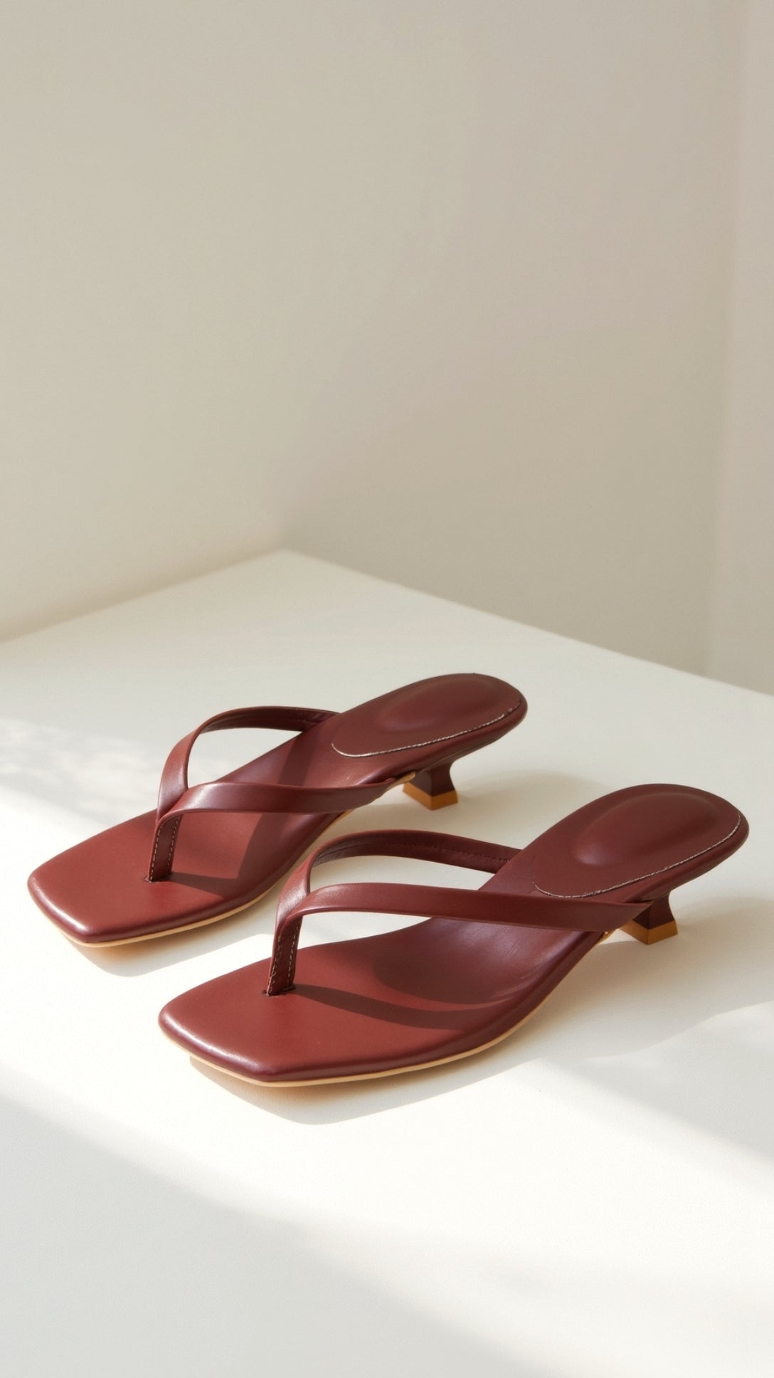 Jessica Thong Kitten Heel Sandals - Elegant and Comfortable Footwear for Any Occasion