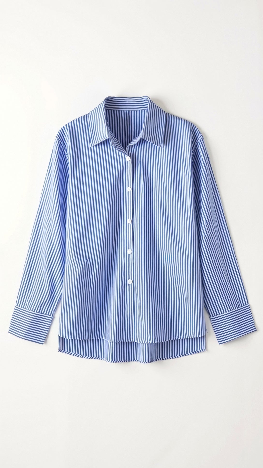 Juliana Elegant and Trendy Striped Long Sleeve Blouse