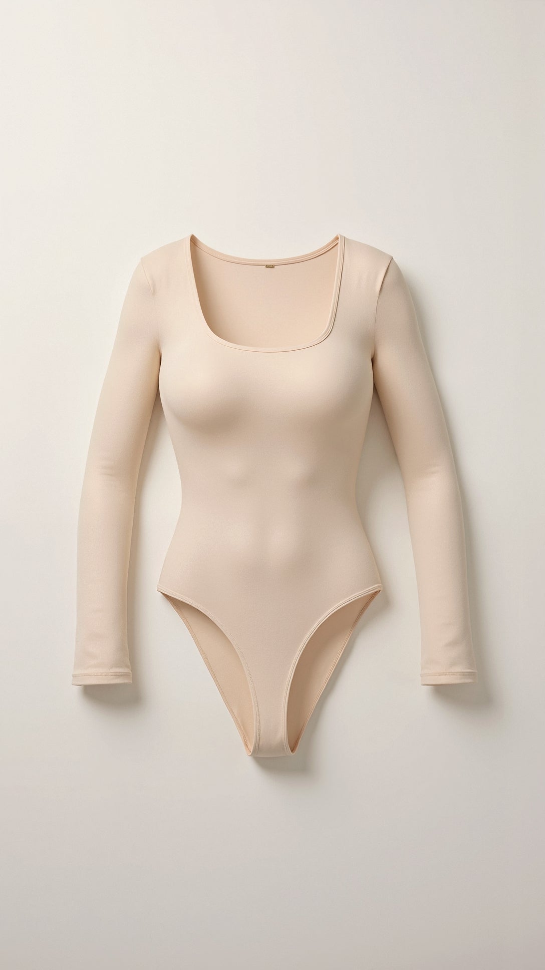 Long-sleeved body-shaping with elegant thong