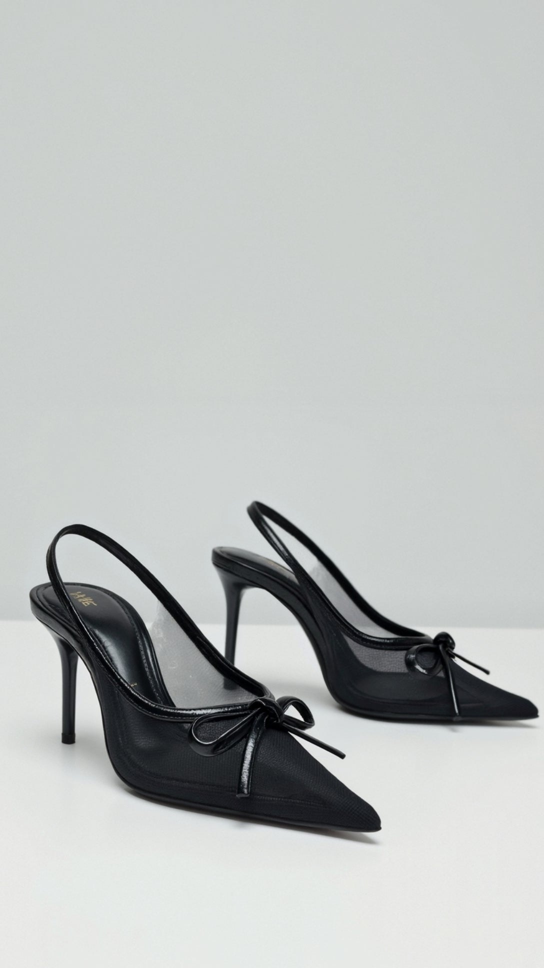 Michelle Mesh Slingback Elegant Court Shoes