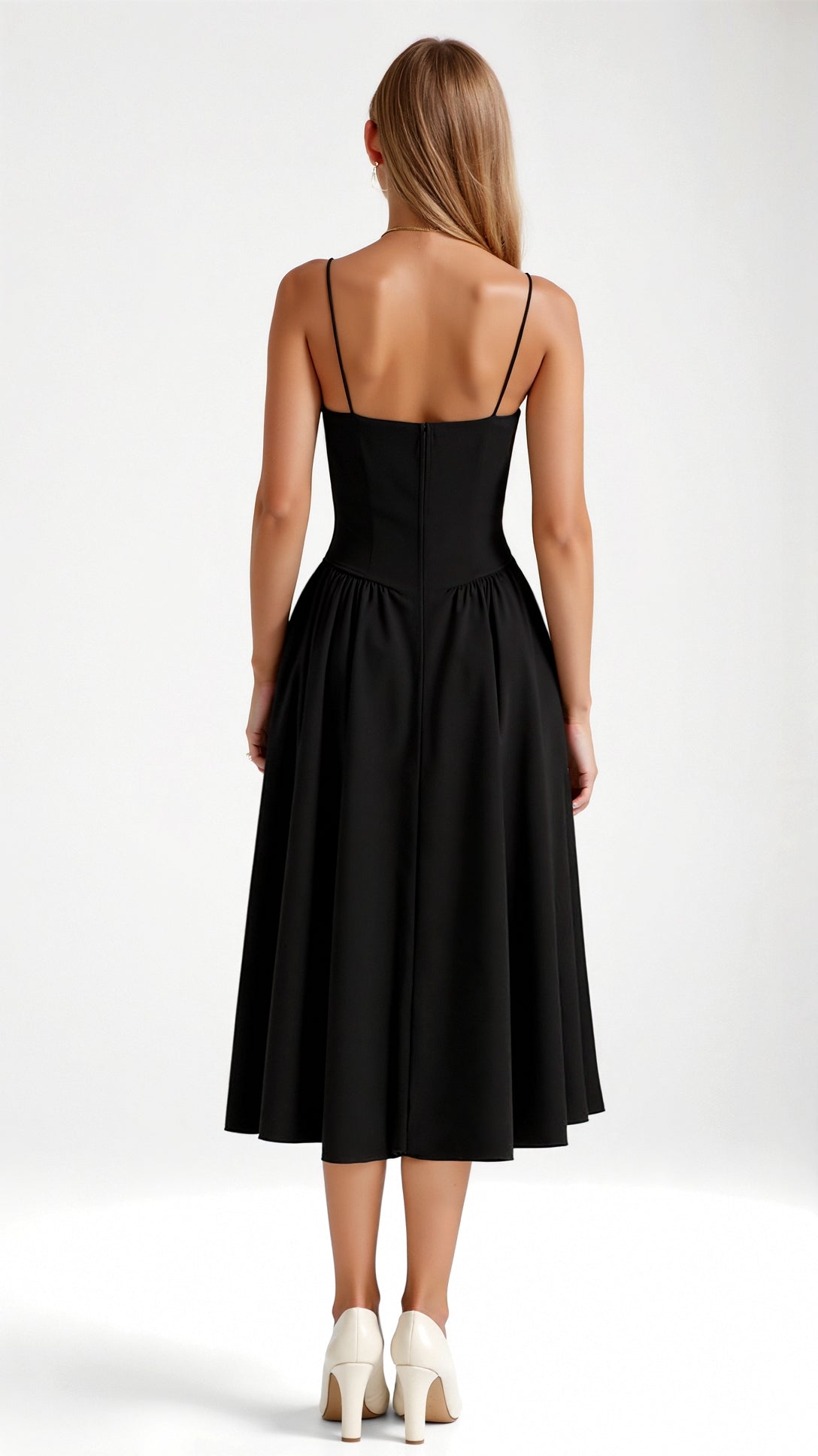 Odette Corset Midi Dress