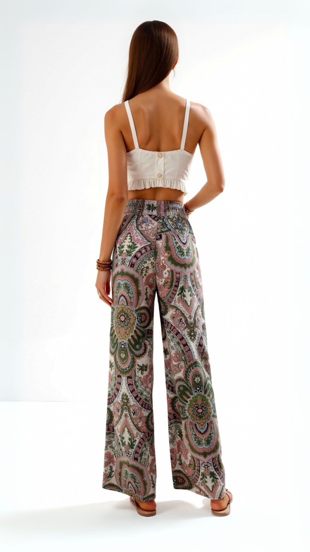 Pam Paisley Fashion Pants for a Stylish and Elegant Look
