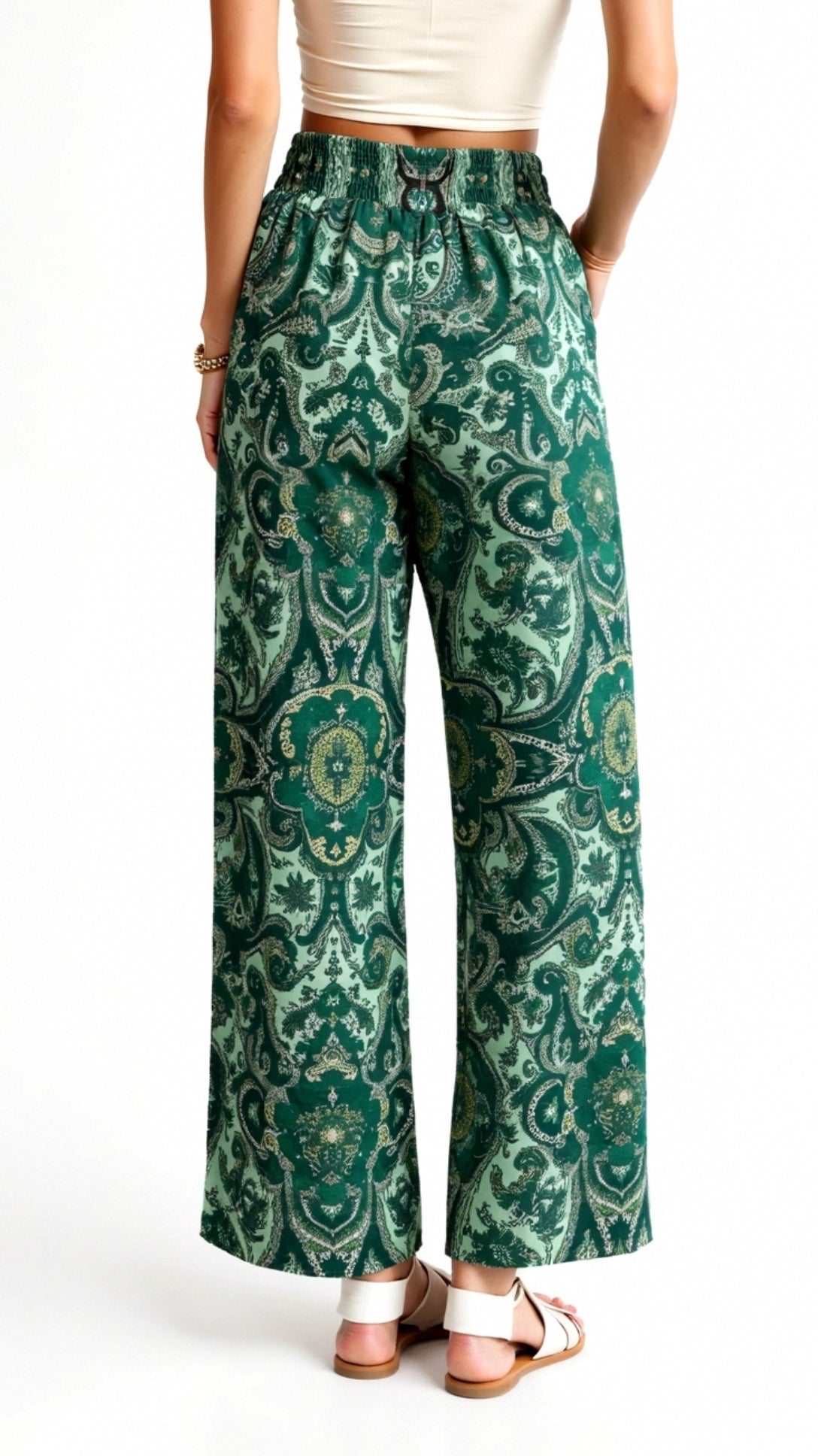 Pam Paisley Fashion Pants for a Stylish and Elegant Look