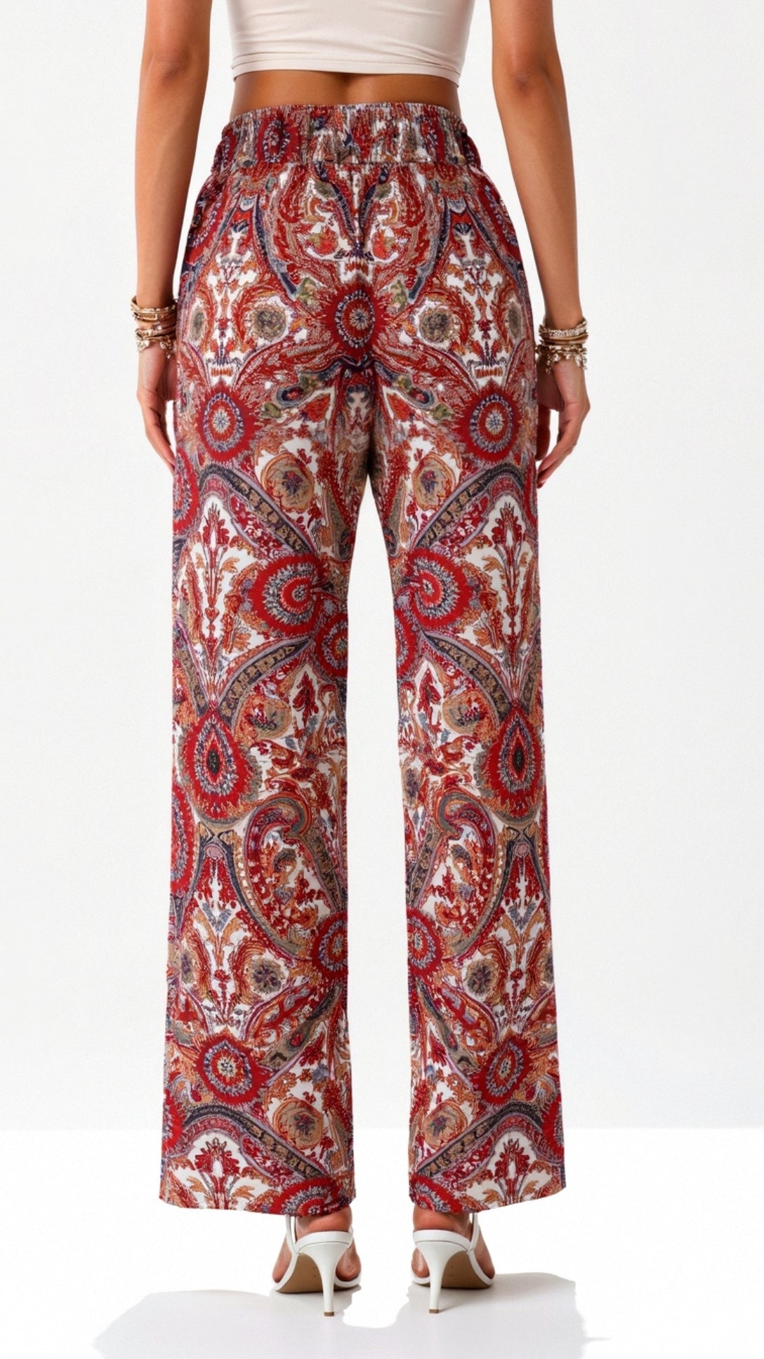 Pam Paisley Fashion Pants for a Stylish and Elegant Look
