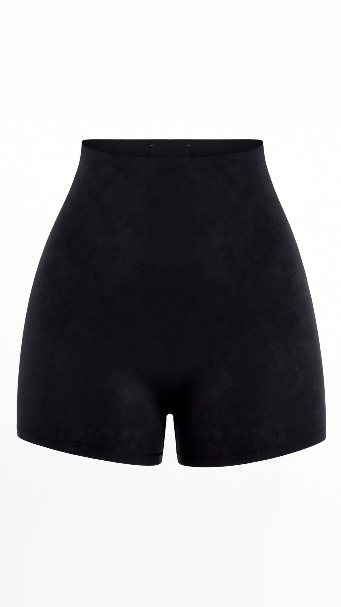 High-waisted seamless shorts above the knee for a stylish and comfortable look