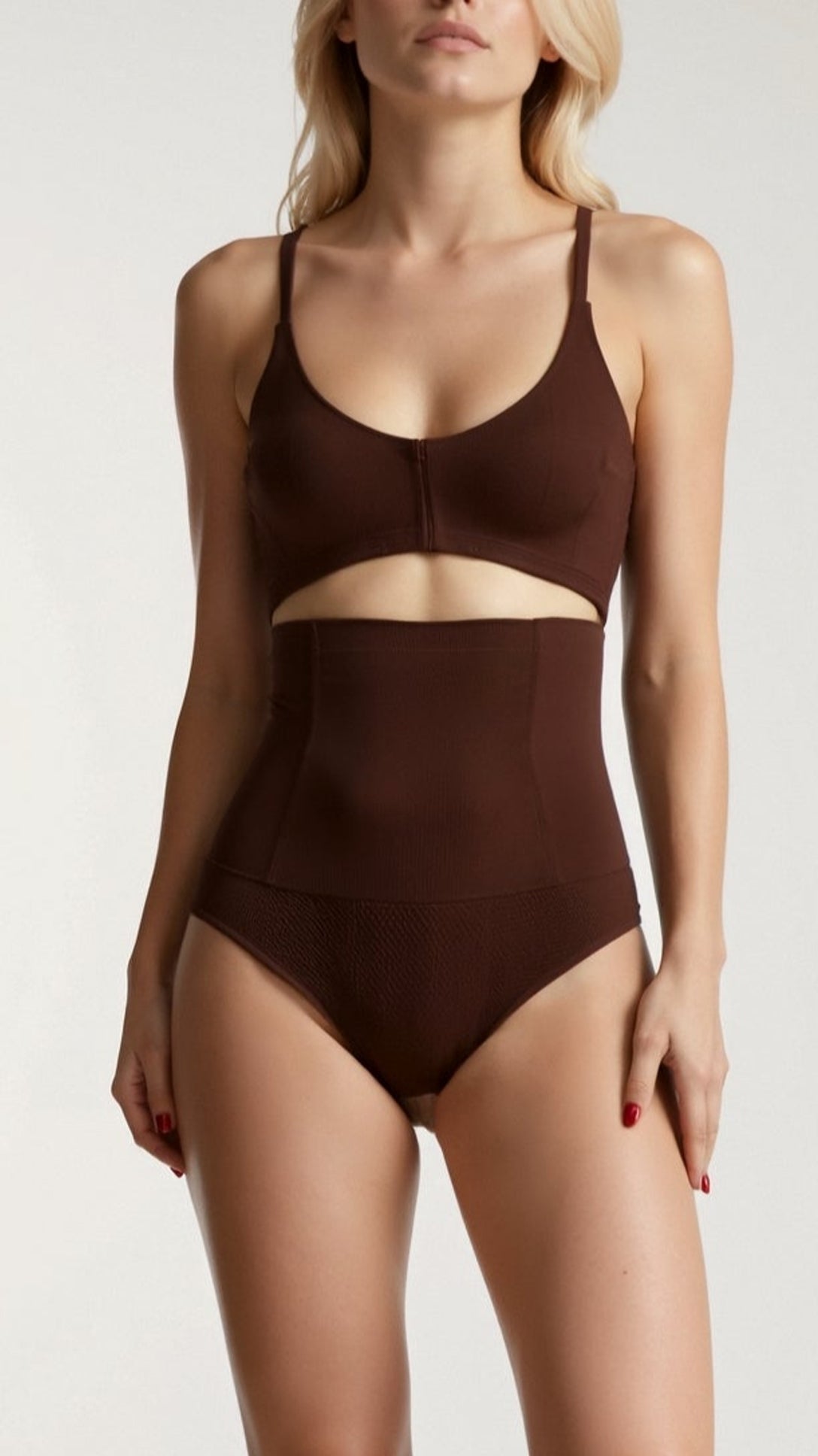 High-waisted seamless shaping shorts
