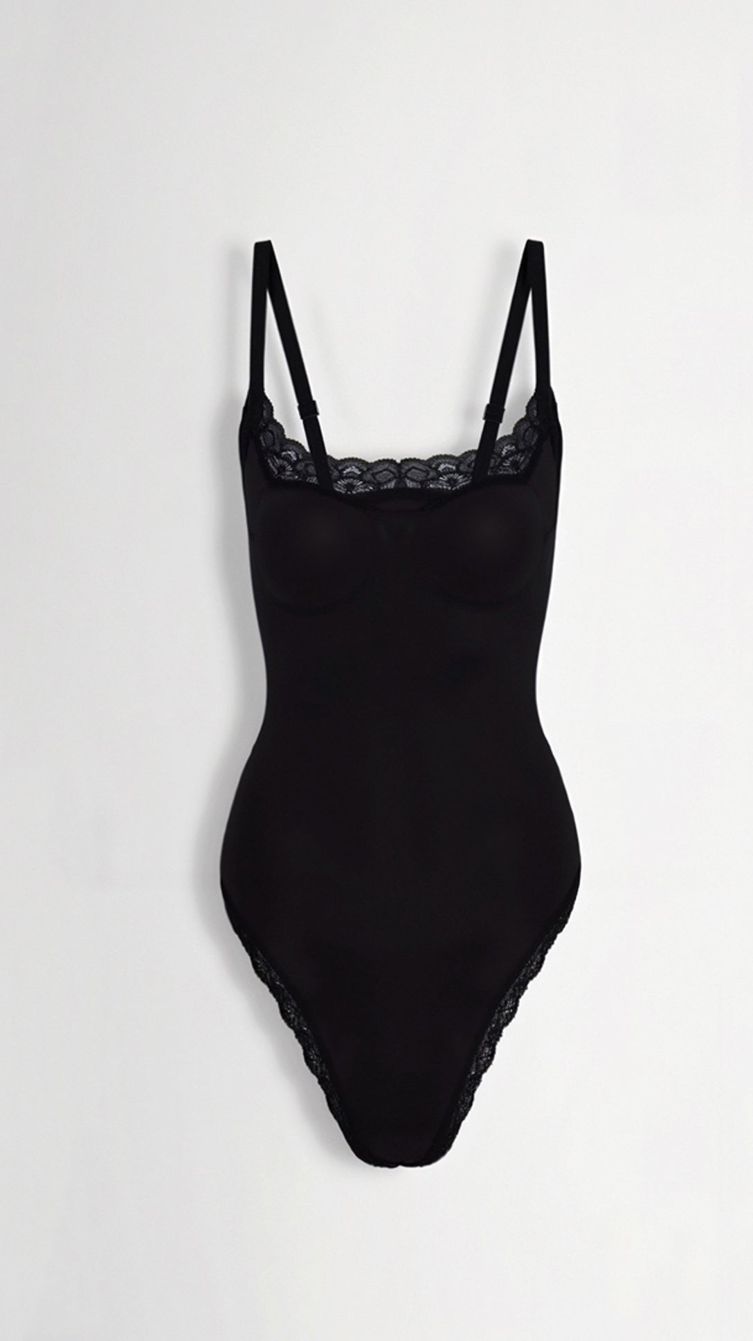 Seamless lace body and thong for a sexy and comfortable style