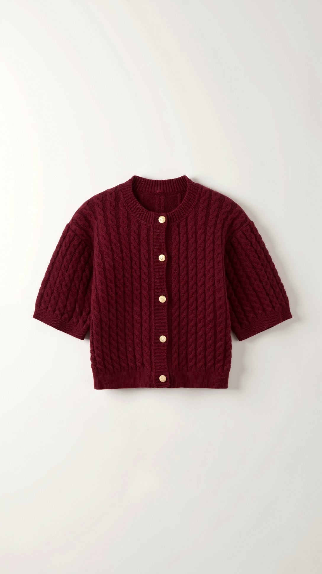 Faith Women's Short Sleeve Knit Cardigan