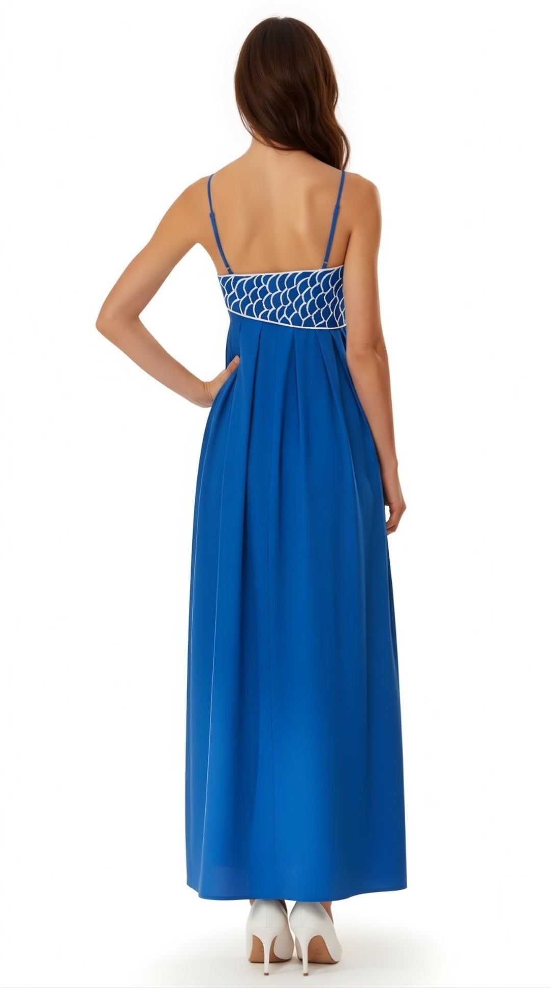 Deborah Embroidered Maxi Dress