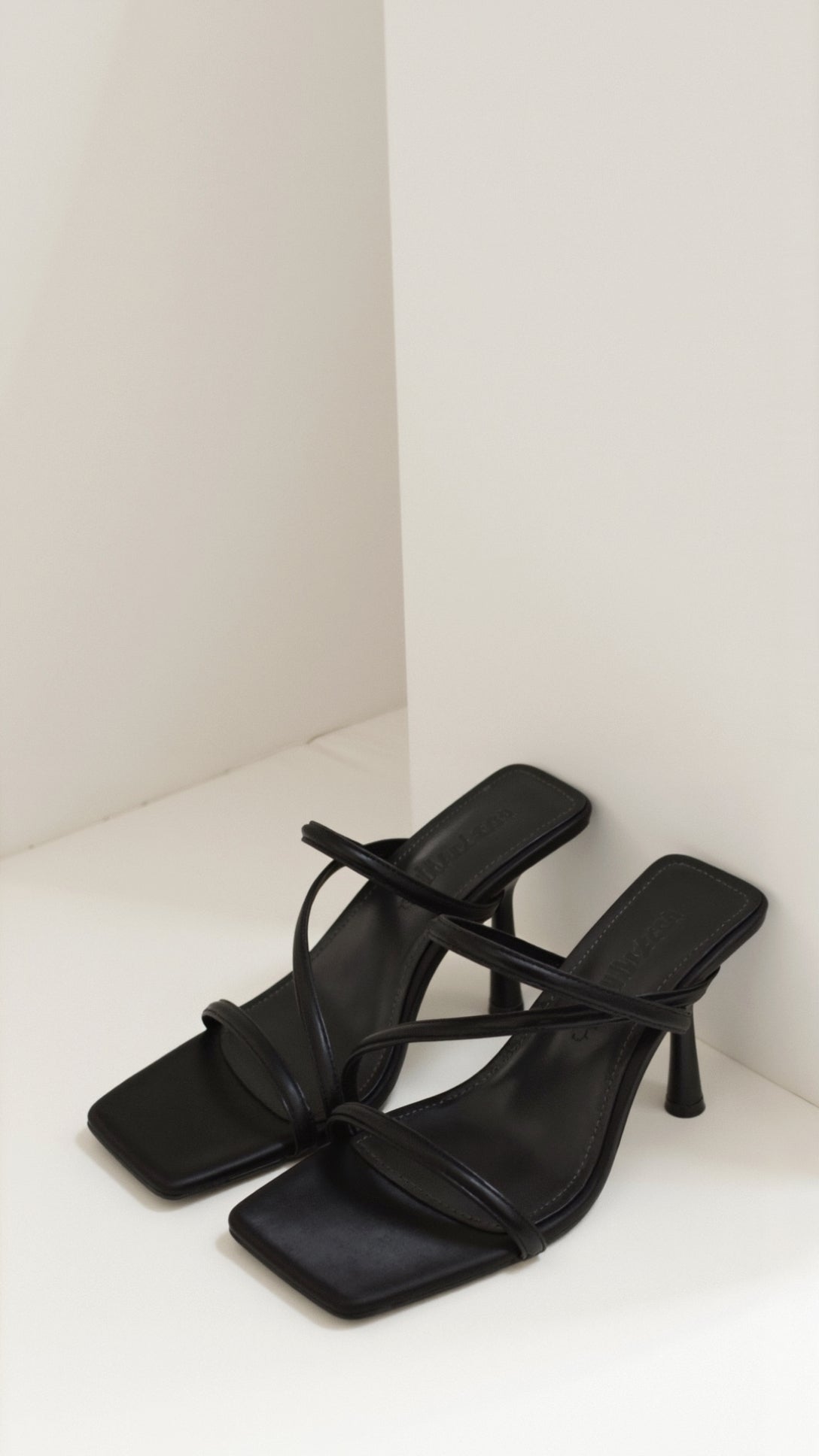 Elegant Amanda strap mule sandals