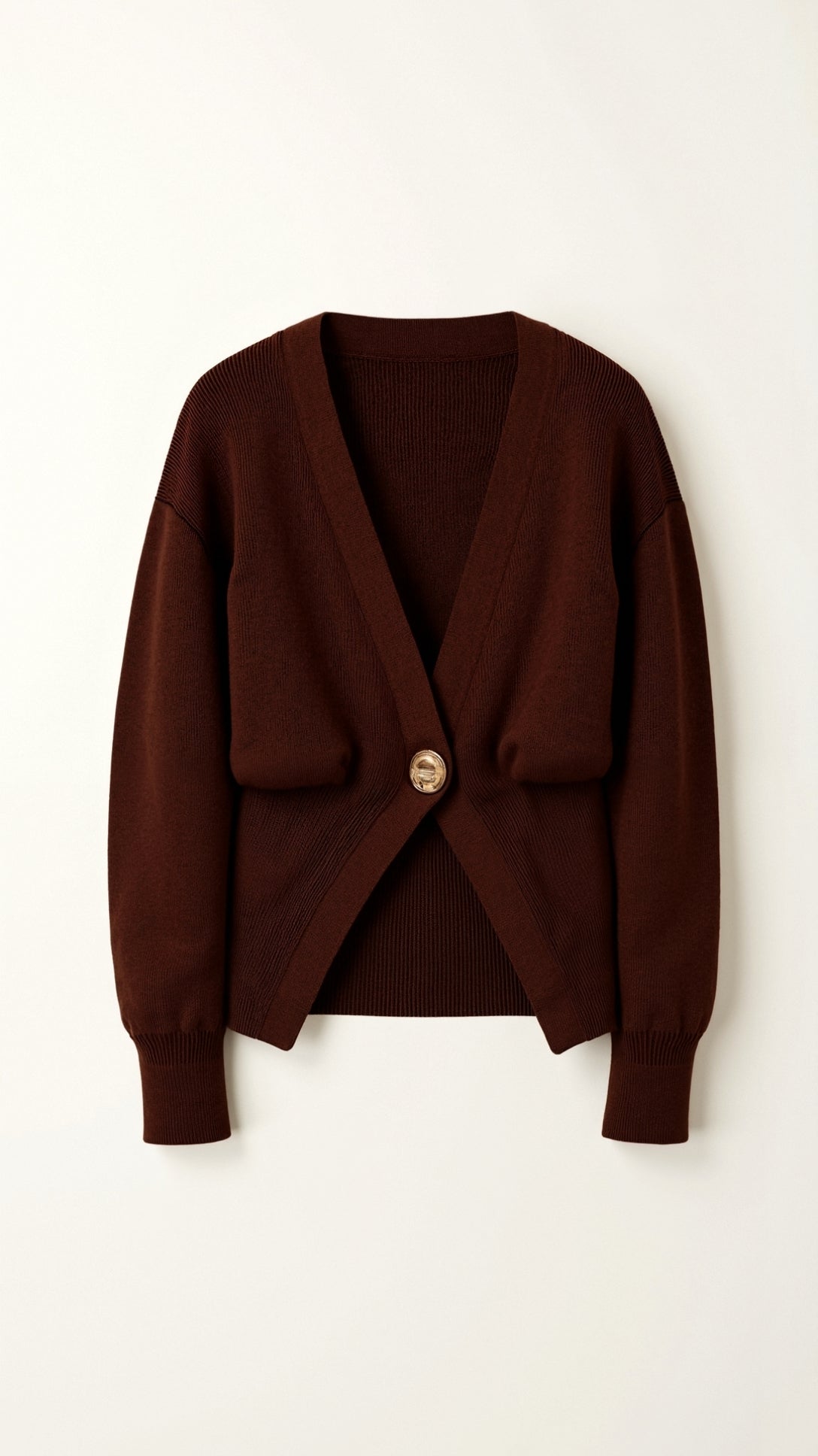 Christine Chic Deep-V Statement Cardigan