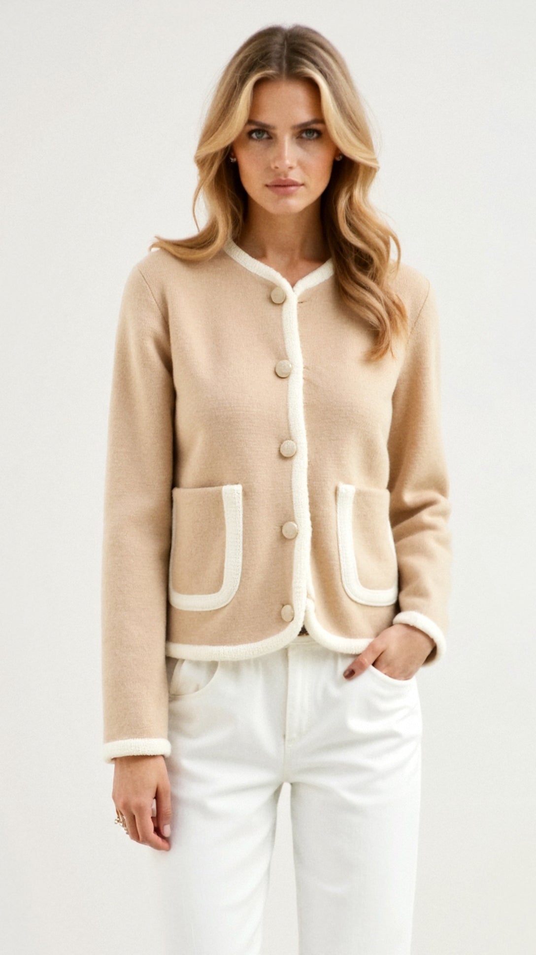Diana Cozy Knitted Cardigan for Stylish Comfort
