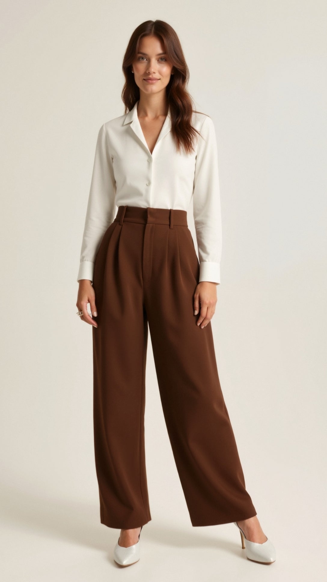 Emma Wide-Leg Pants, Comfortable and Stylish Versatile Item