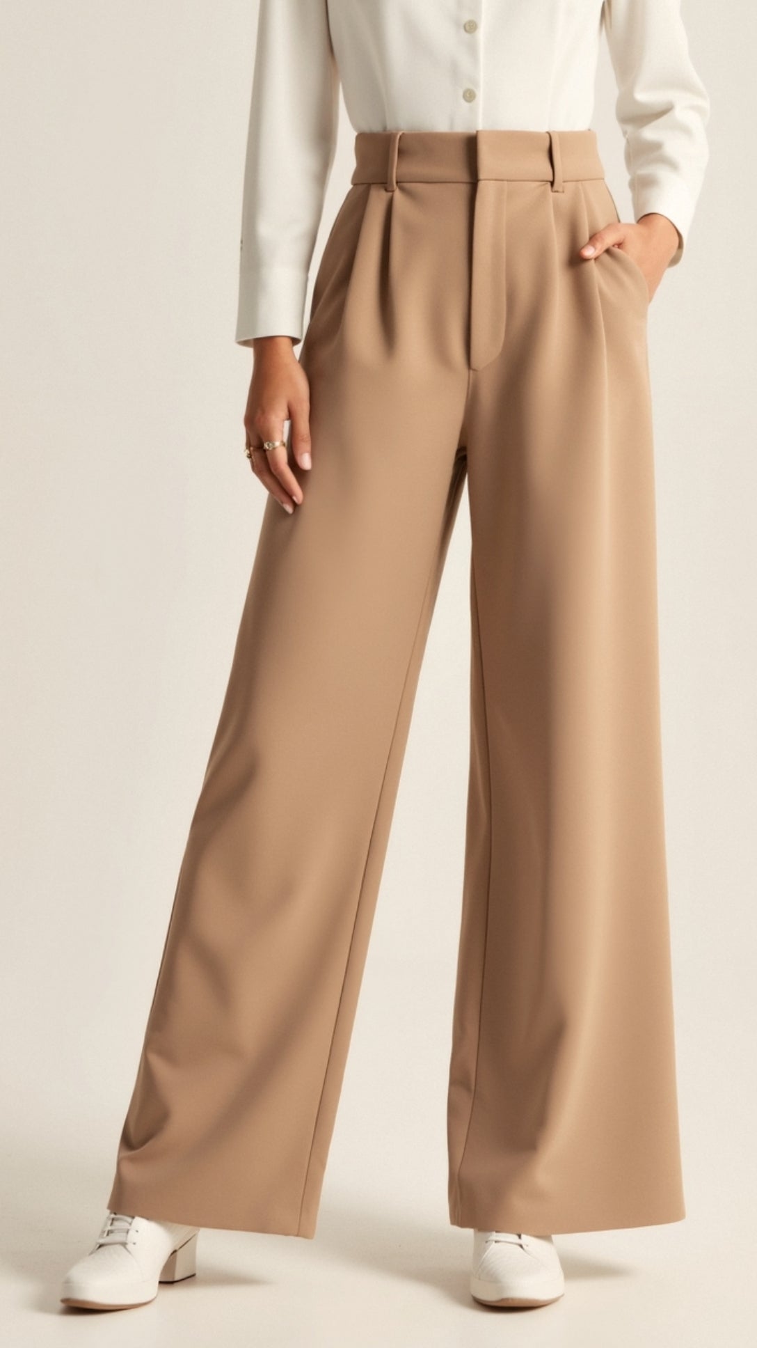 Emma Wide-Leg Pants, Comfortable and Stylish Versatile Item