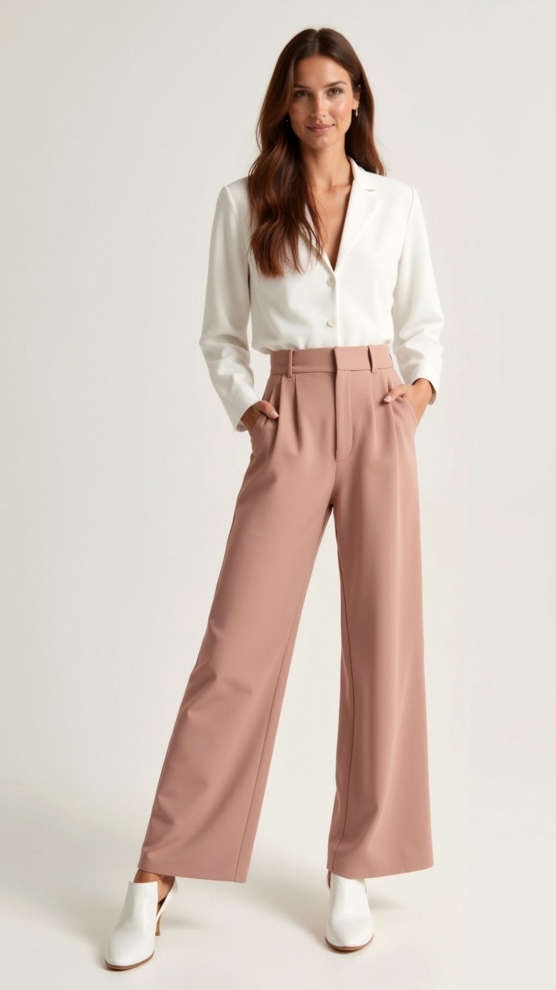 Emma Wide-Leg Pants, Comfortable and Stylish Versatile Item