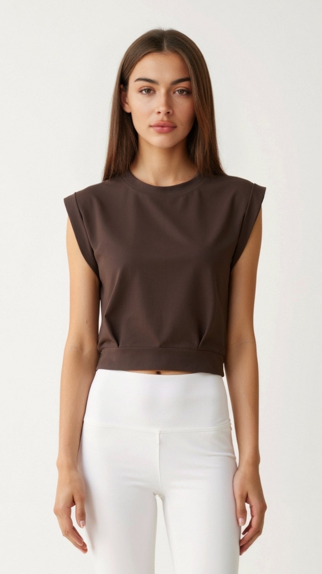 Faye Basic Crop Top - Stylish and Comfortable Summer Wear