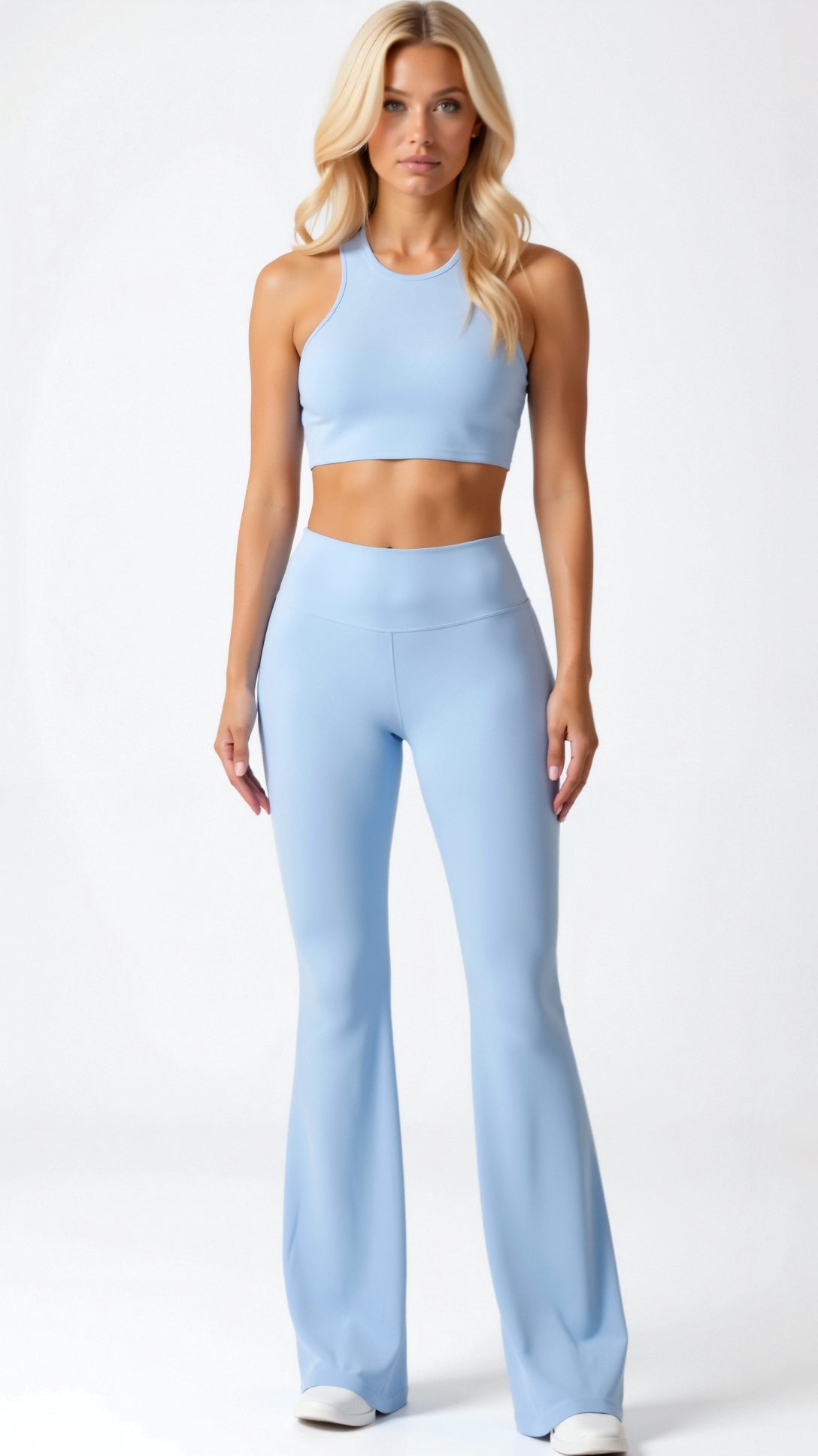 Fashionable flared design leggings for a trendy look