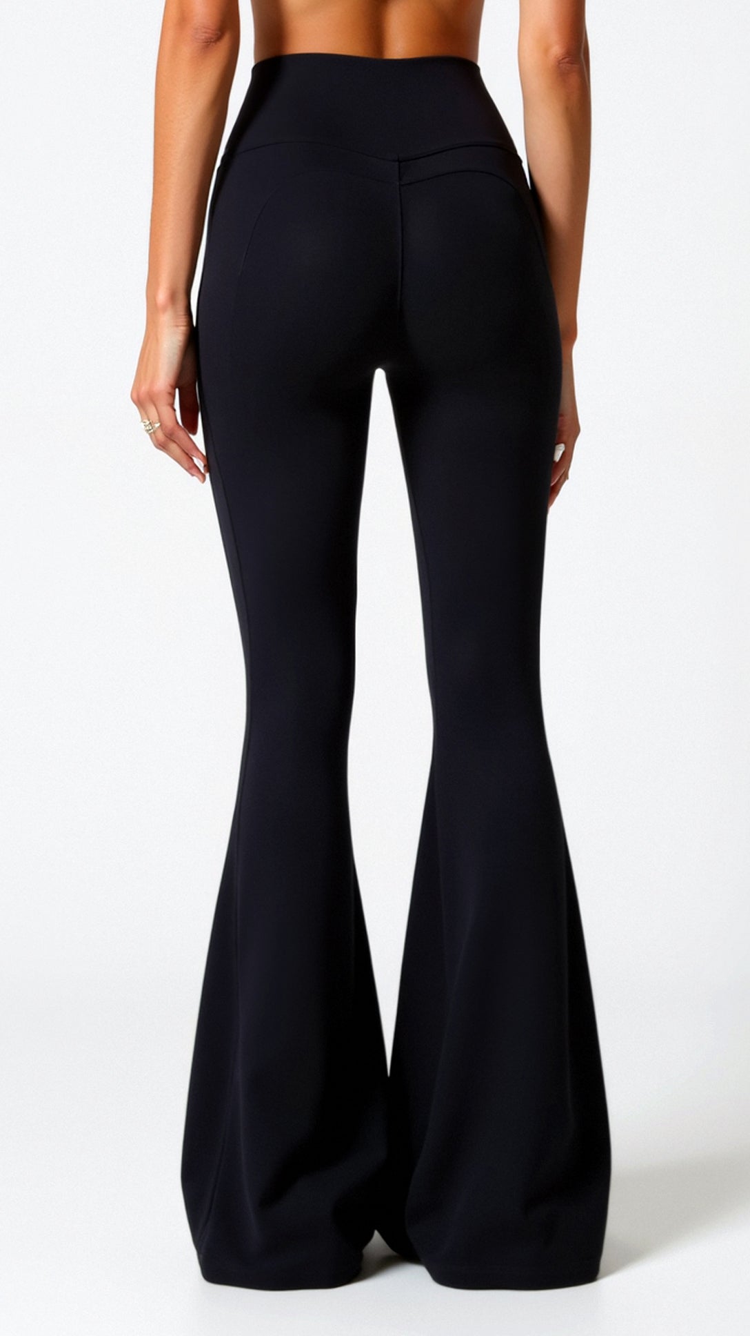 Fashionable flared design leggings for a trendy look