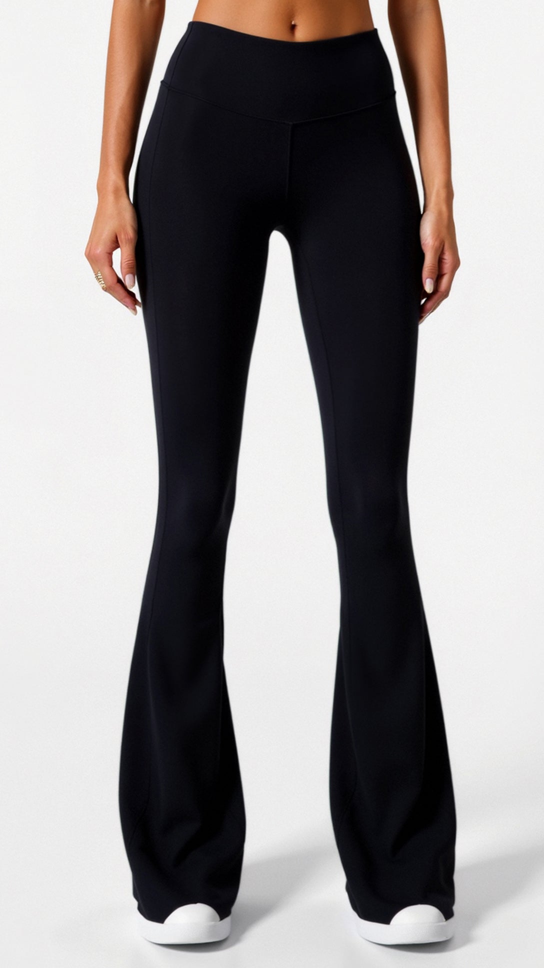 Fashionable flared design leggings for a trendy look
