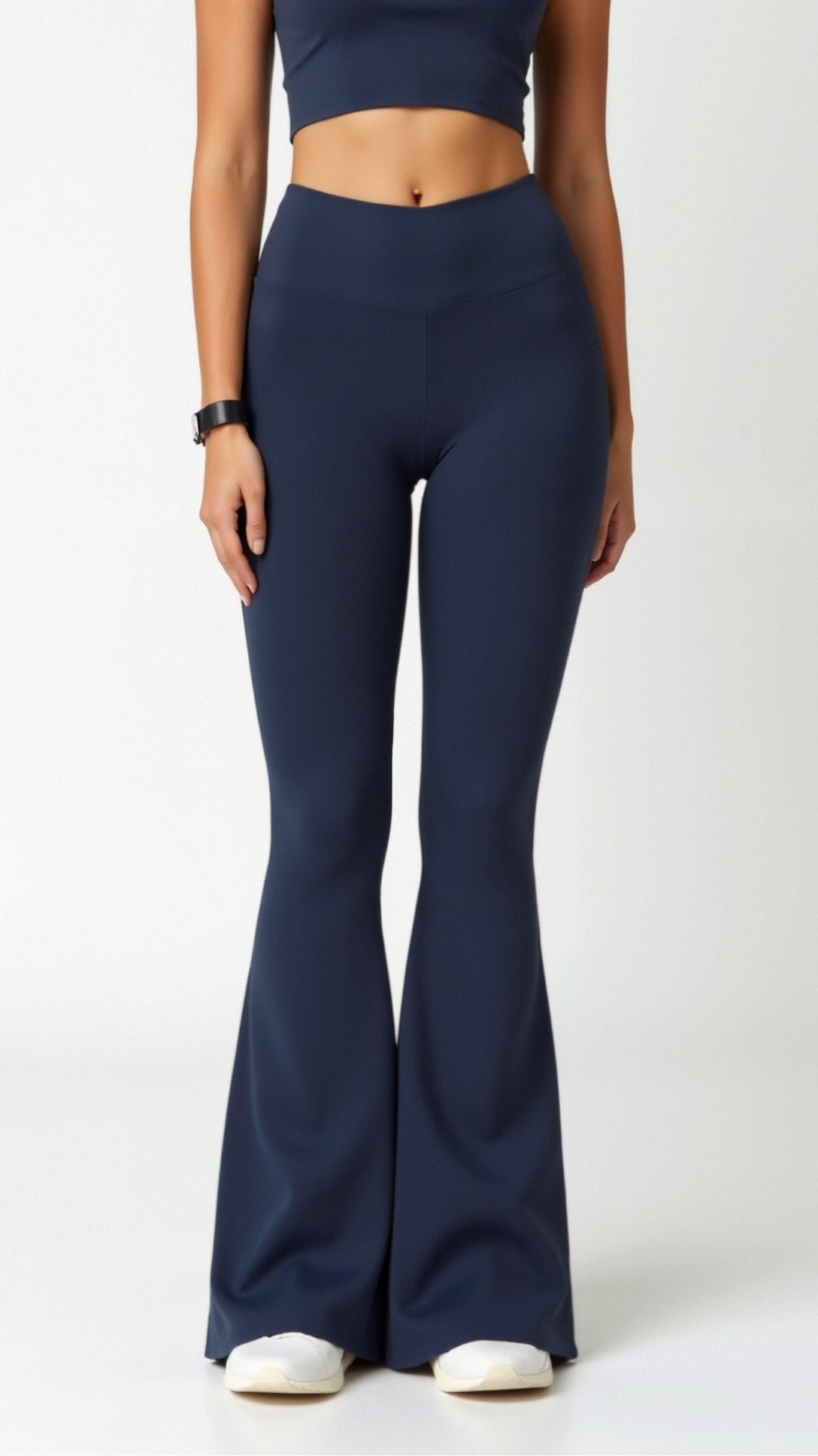 Fashionable flared design leggings for a trendy look