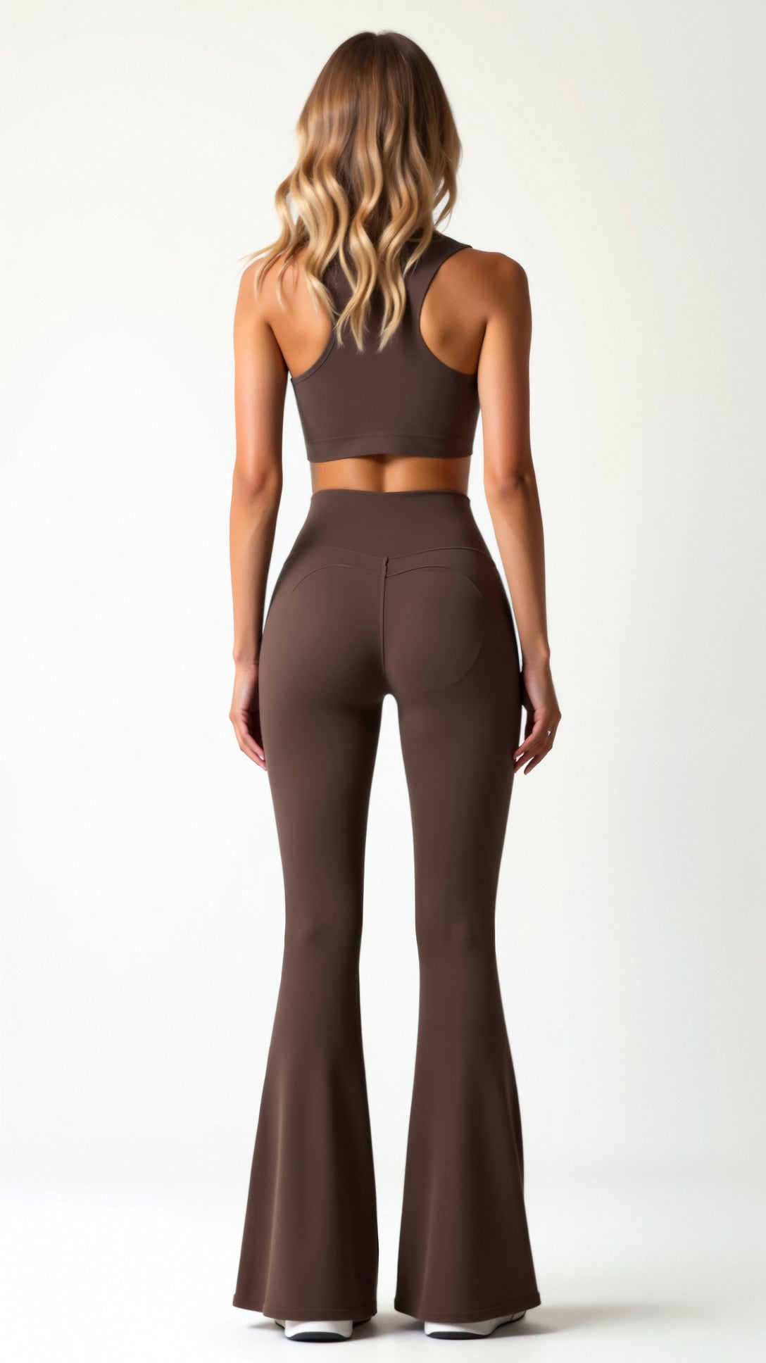 Fashionable flared design leggings for a trendy look
