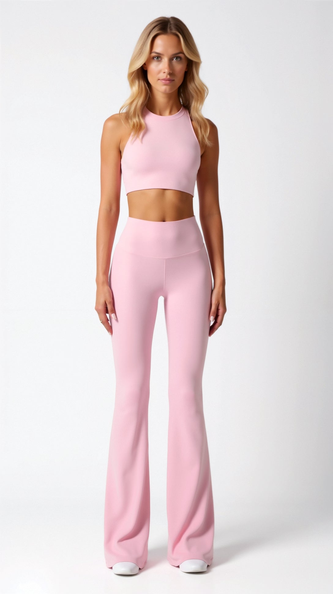 Fashionable flared design leggings for a trendy look
