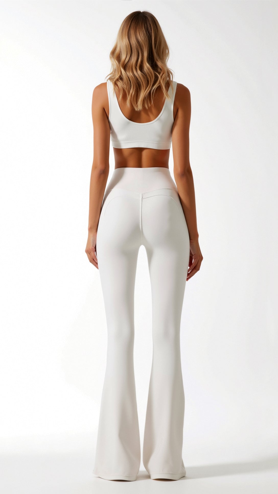 Fashionable flared design leggings for a trendy look