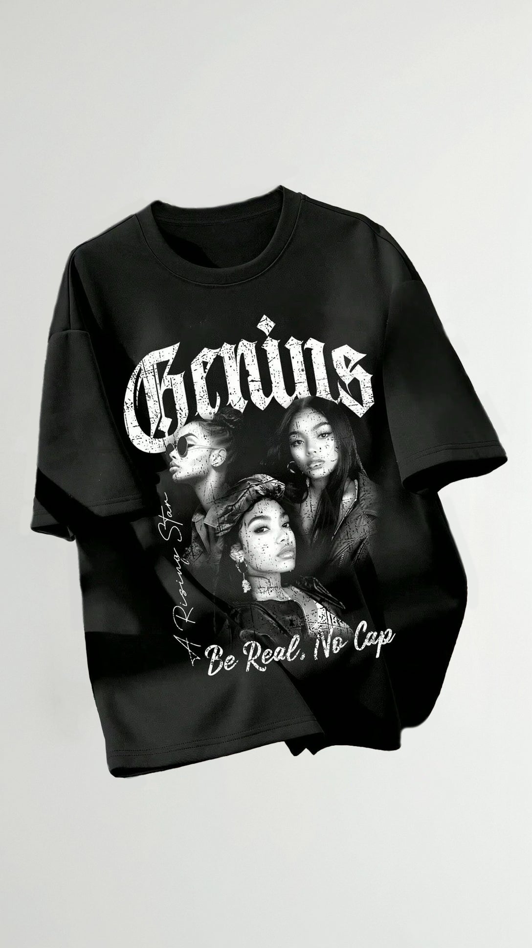 Jessicaamine Graphic Oversized T-shirt for a Trendy and Casual Look