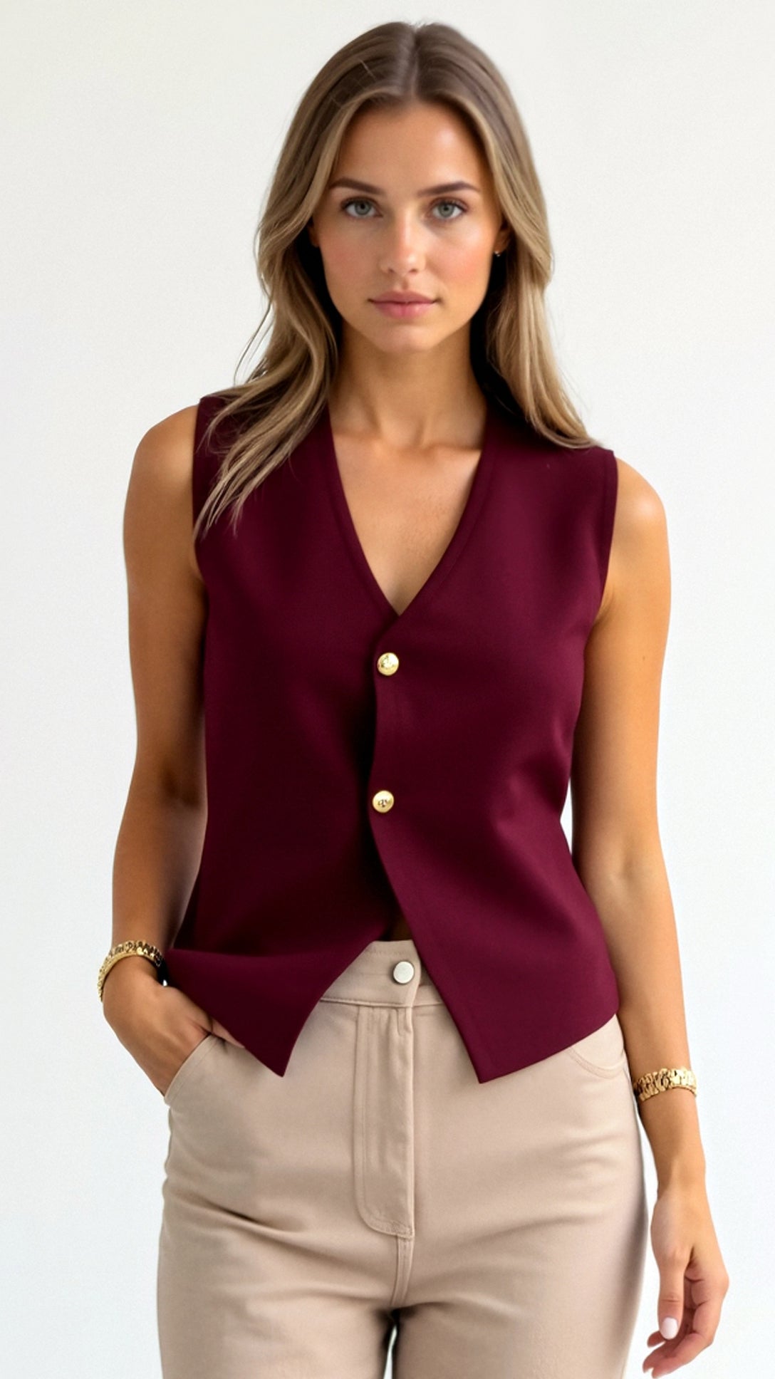 Chic Lily Knit Waistcoat for a Stylish Look