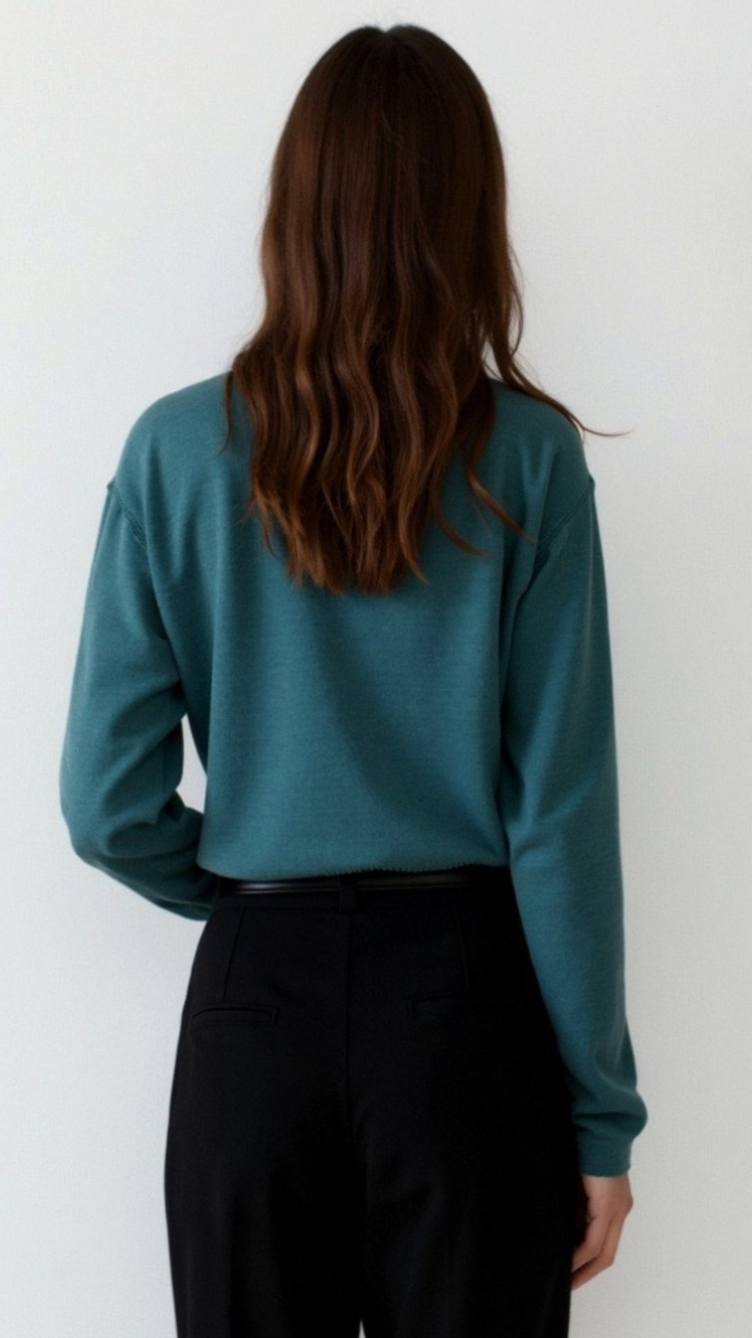 Margaret Casual V-Neck Polo Sweater