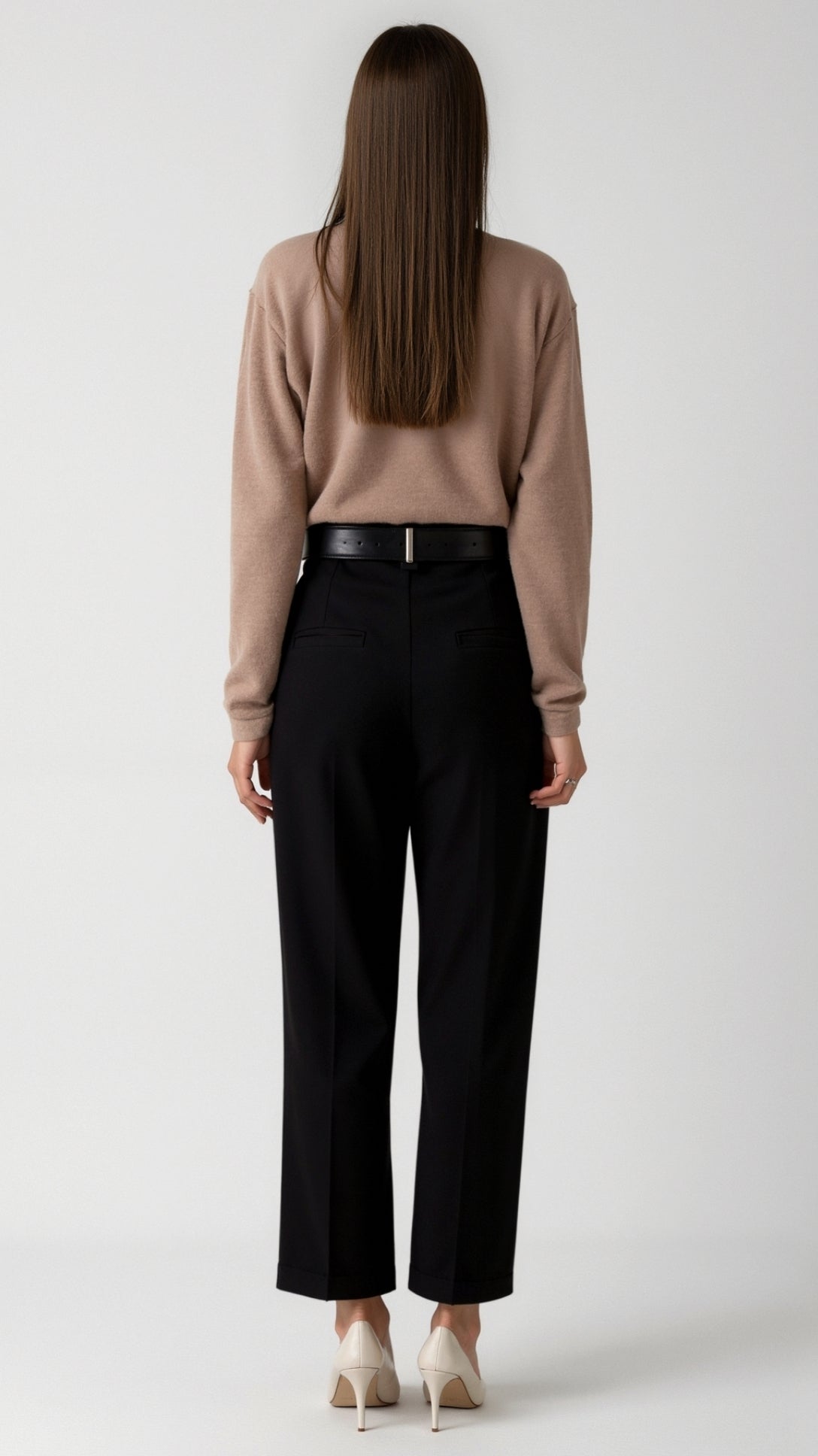 Margaret Casual V-Neck Polo Sweater