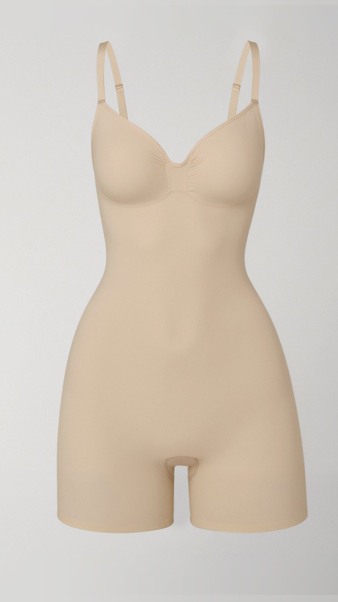 Full-body body suit up to mid-thigh for an elegant and comfortable style