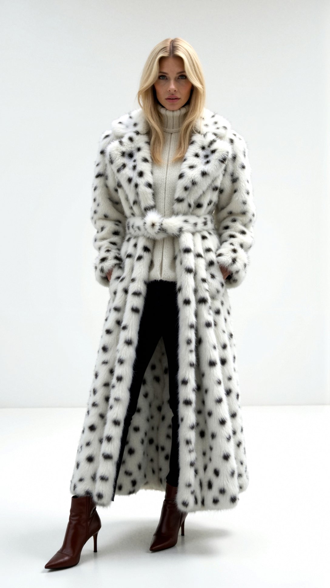 Morgana Long Faux Fur Coat - Elegant and Cozy Outerwear for Every Season