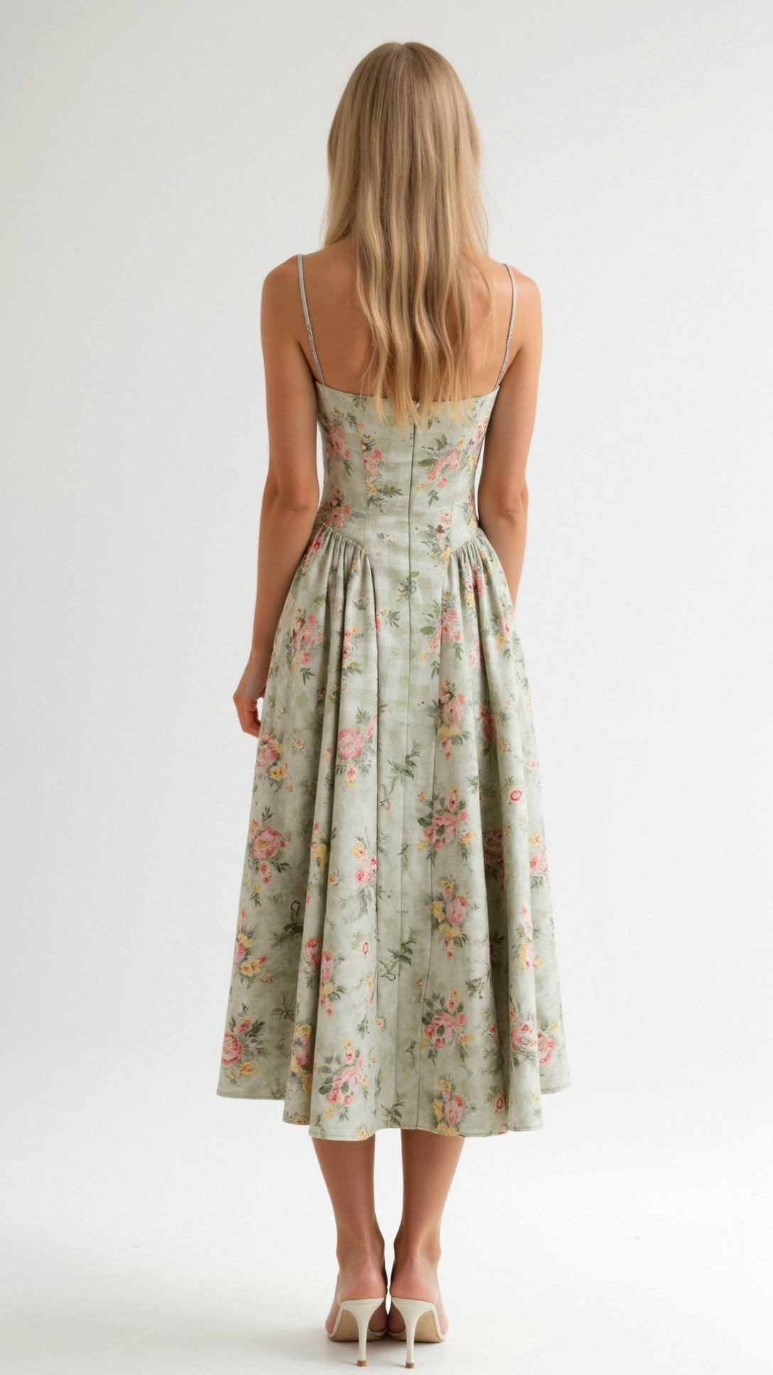 Odette Corset Midi Dress