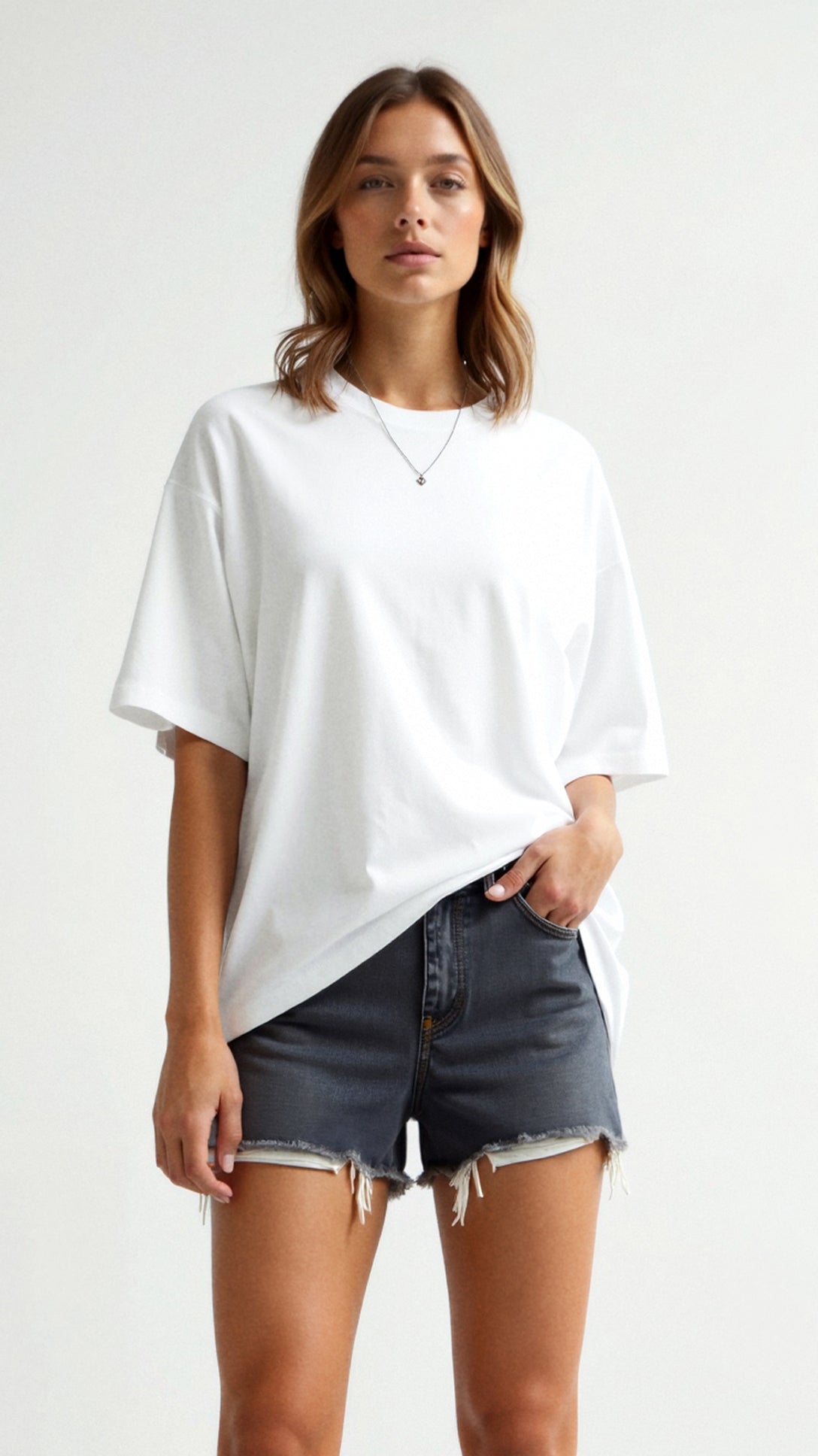 Oriana Basic Oversized T-Shirt - Comfort and Style in One