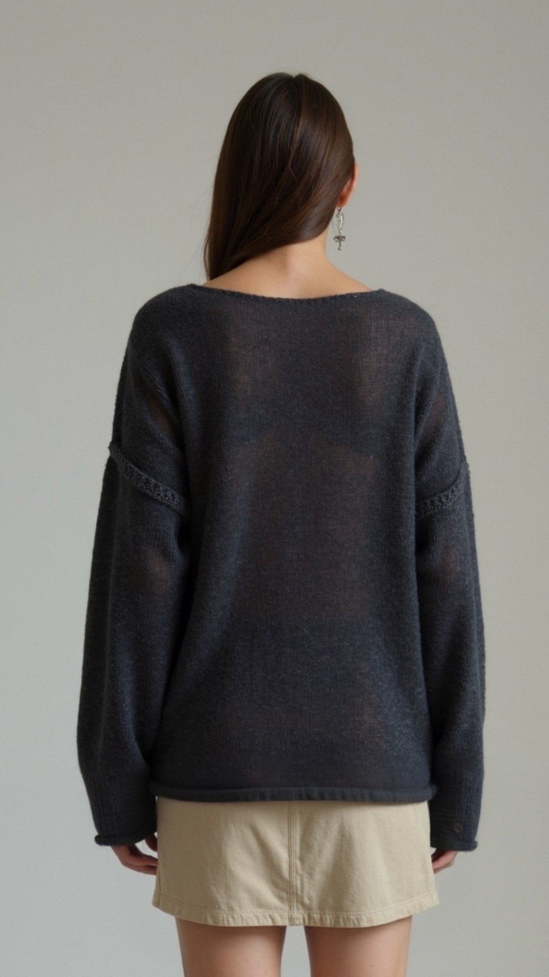 Oversized Pam Knit Top for a Casual and Trendy Style