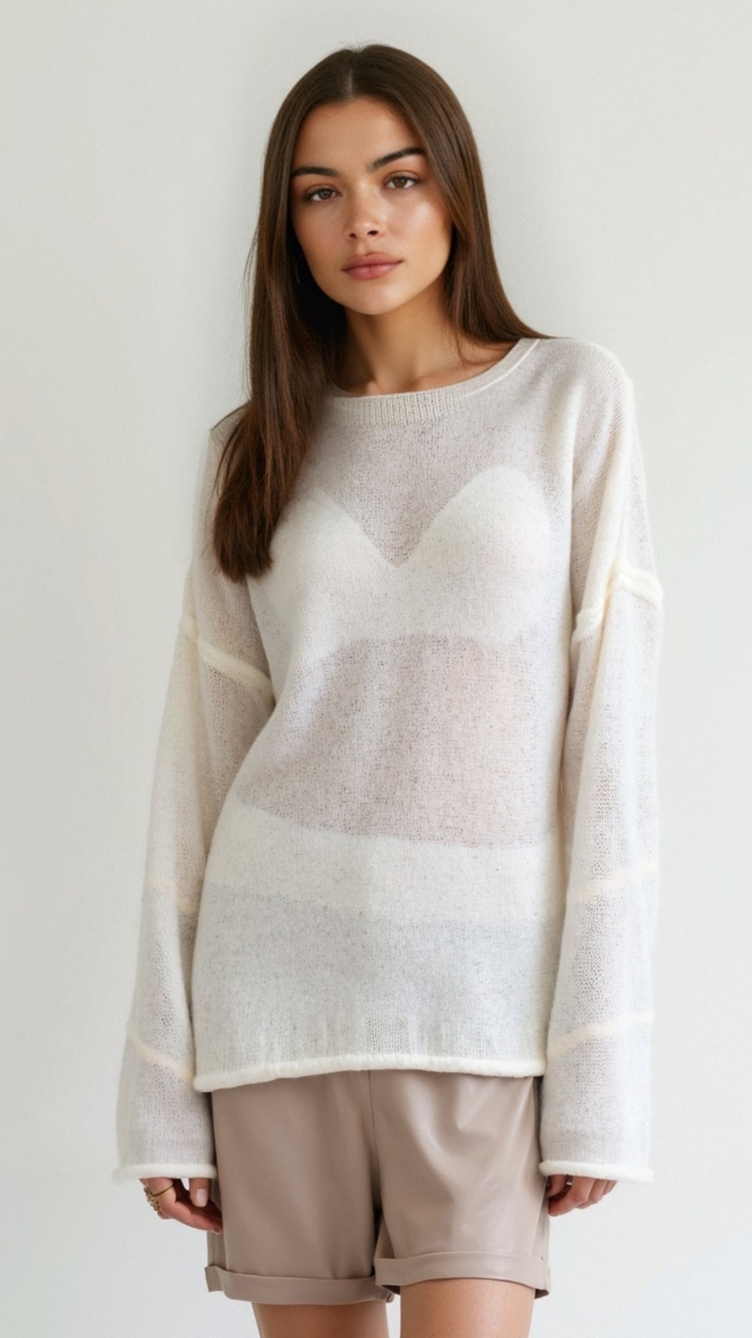 Oversized Pam Knit Top for a Casual and Trendy Style